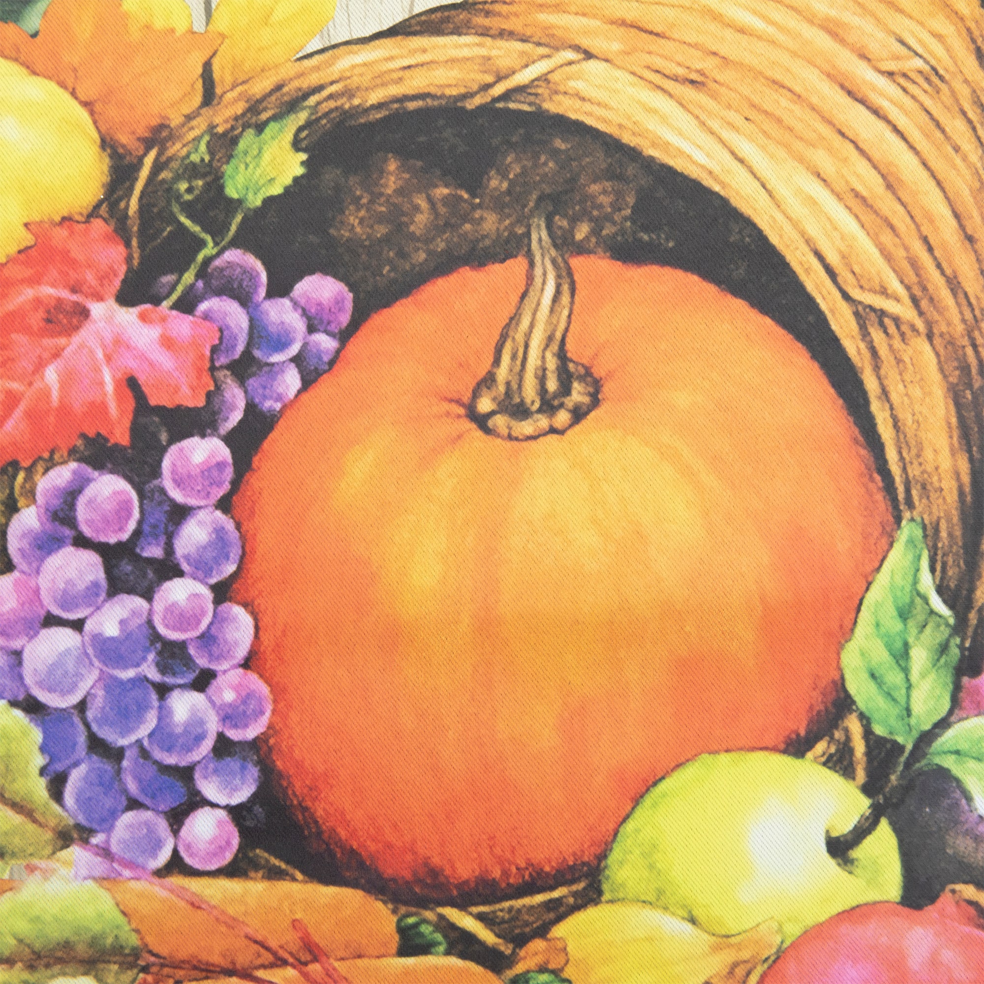 40" Cornucopia & Flowers Autumn Harvest Garden Flag