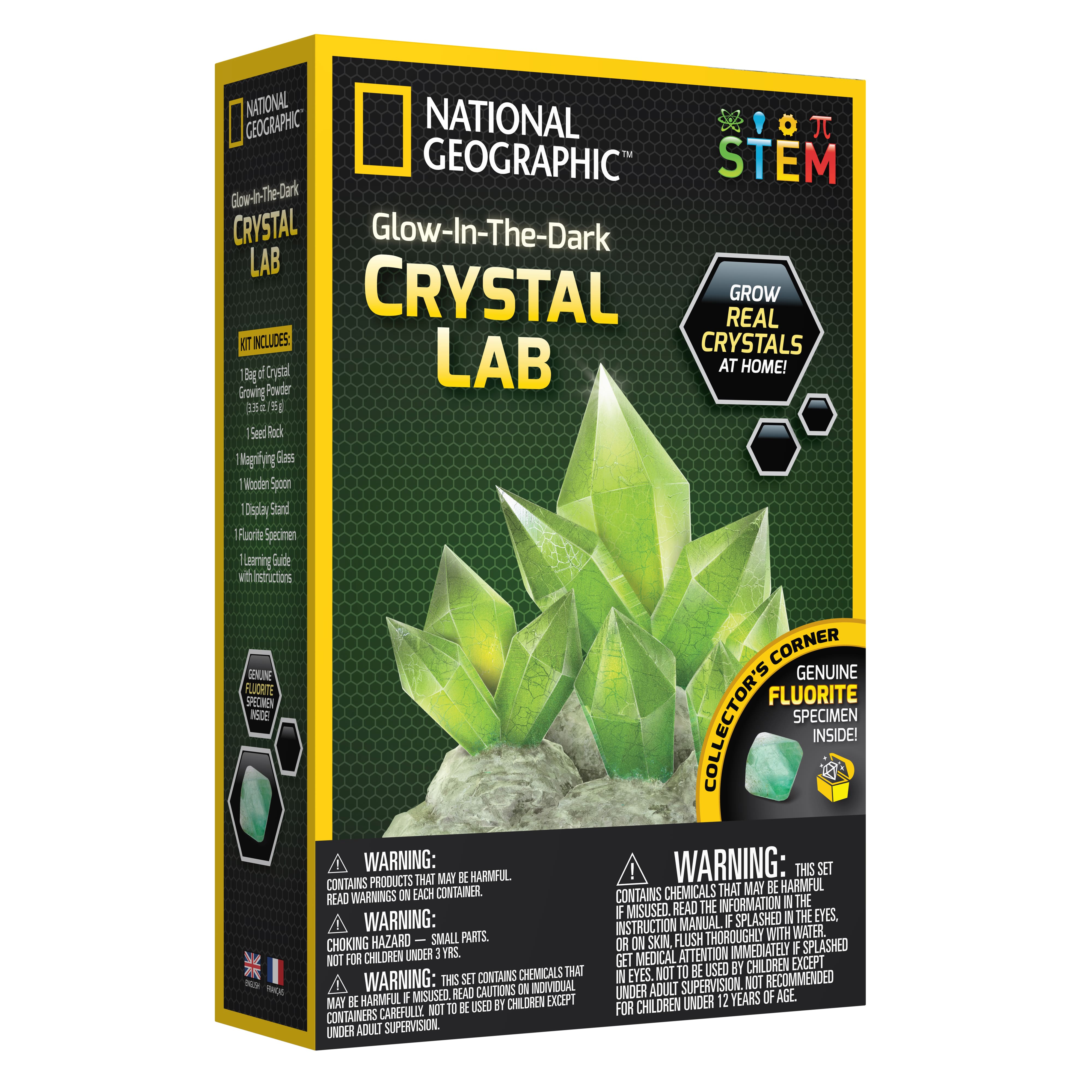 8 Pack: National Geographic™ Glow-In-The-Dark Crystal Lab