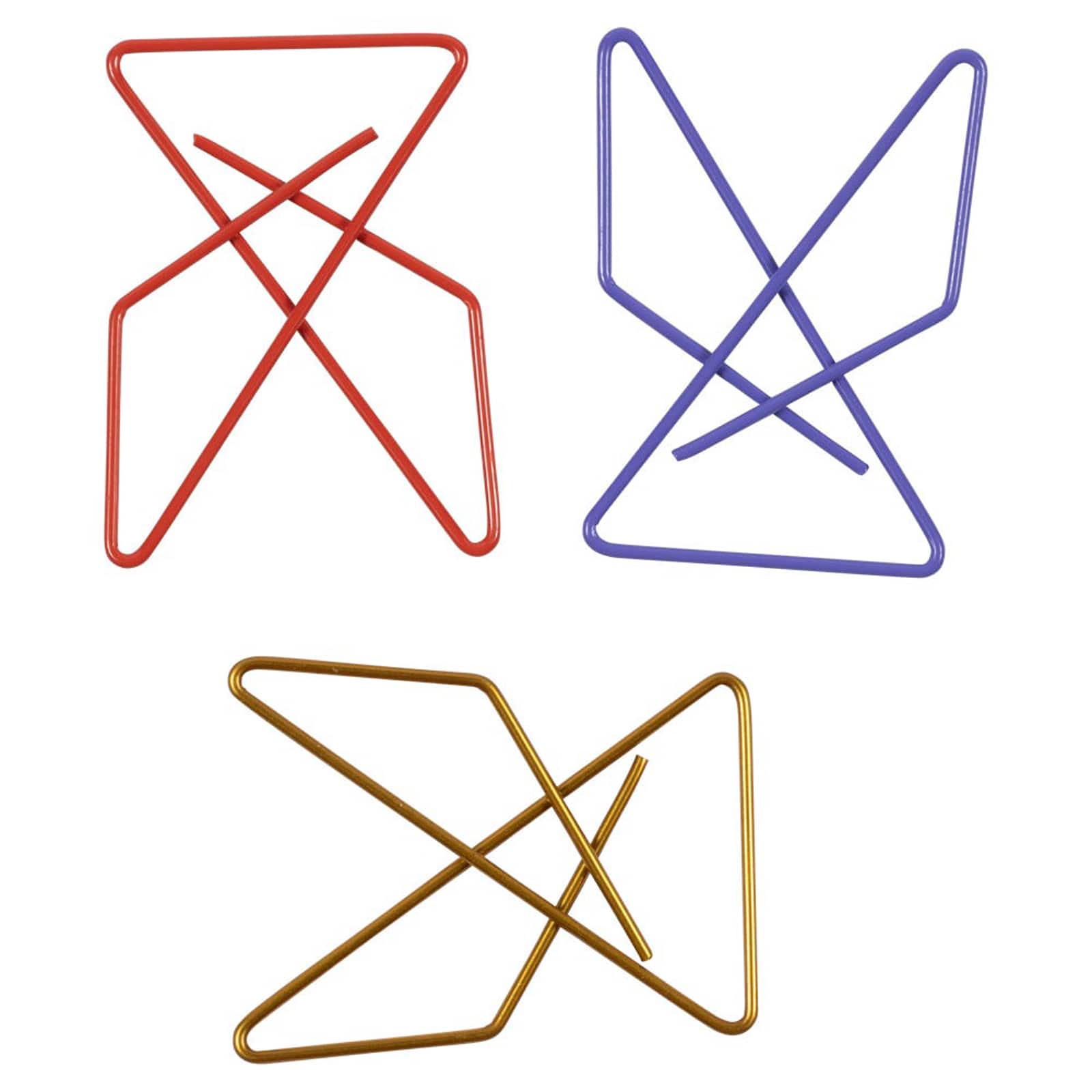 JAM Paper 1.5" Butterfly Clip Paper Clips