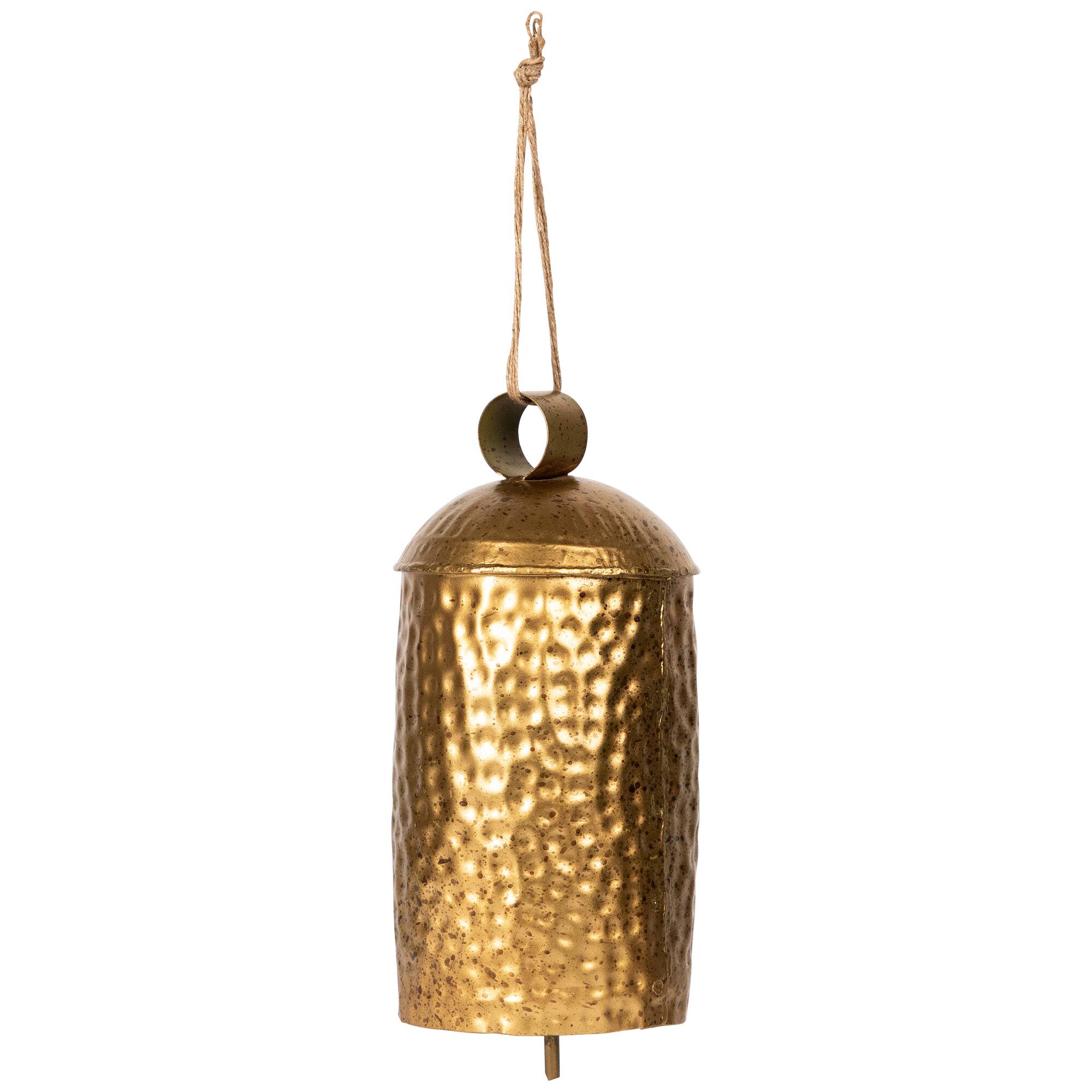 Hammered Iron Dome Bells Christmas Decorations Set