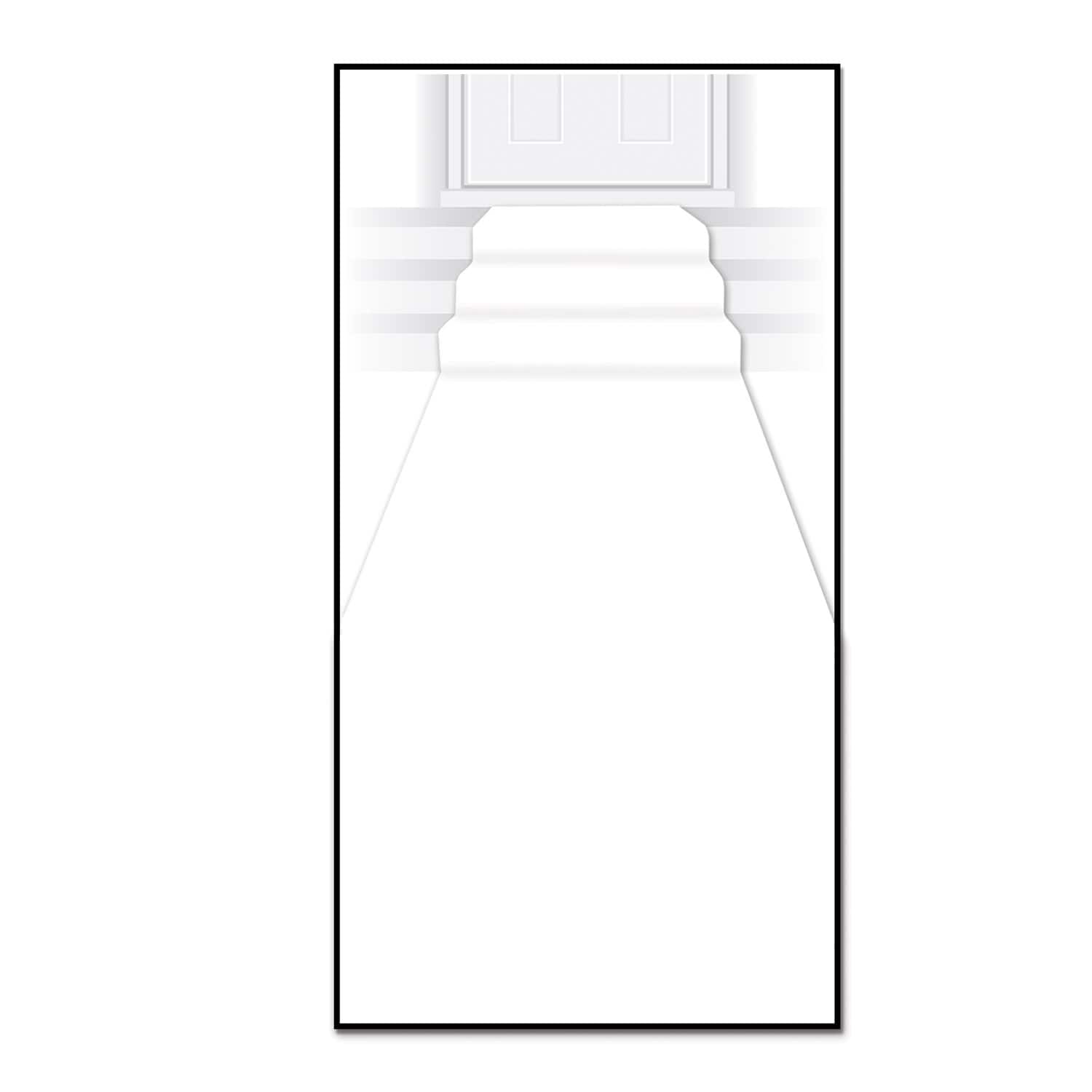 Beistle 24" x 15ft. White Carpet Runner
