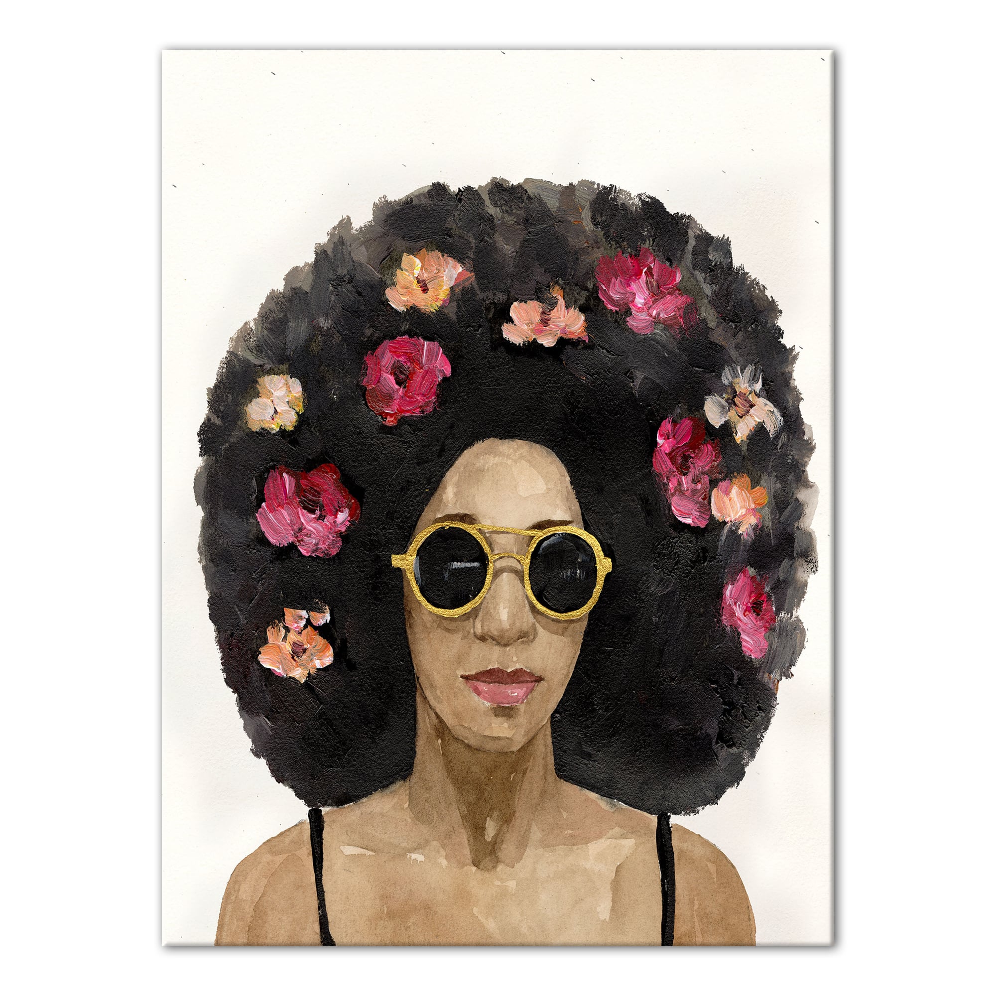 Flowers For Fun 12" x 16" Canvas Wall Art