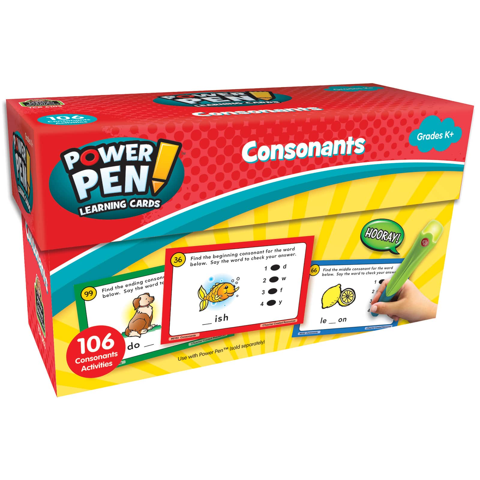 Teacher Created Resources Power Pen™ Learning Cards: Consonants
