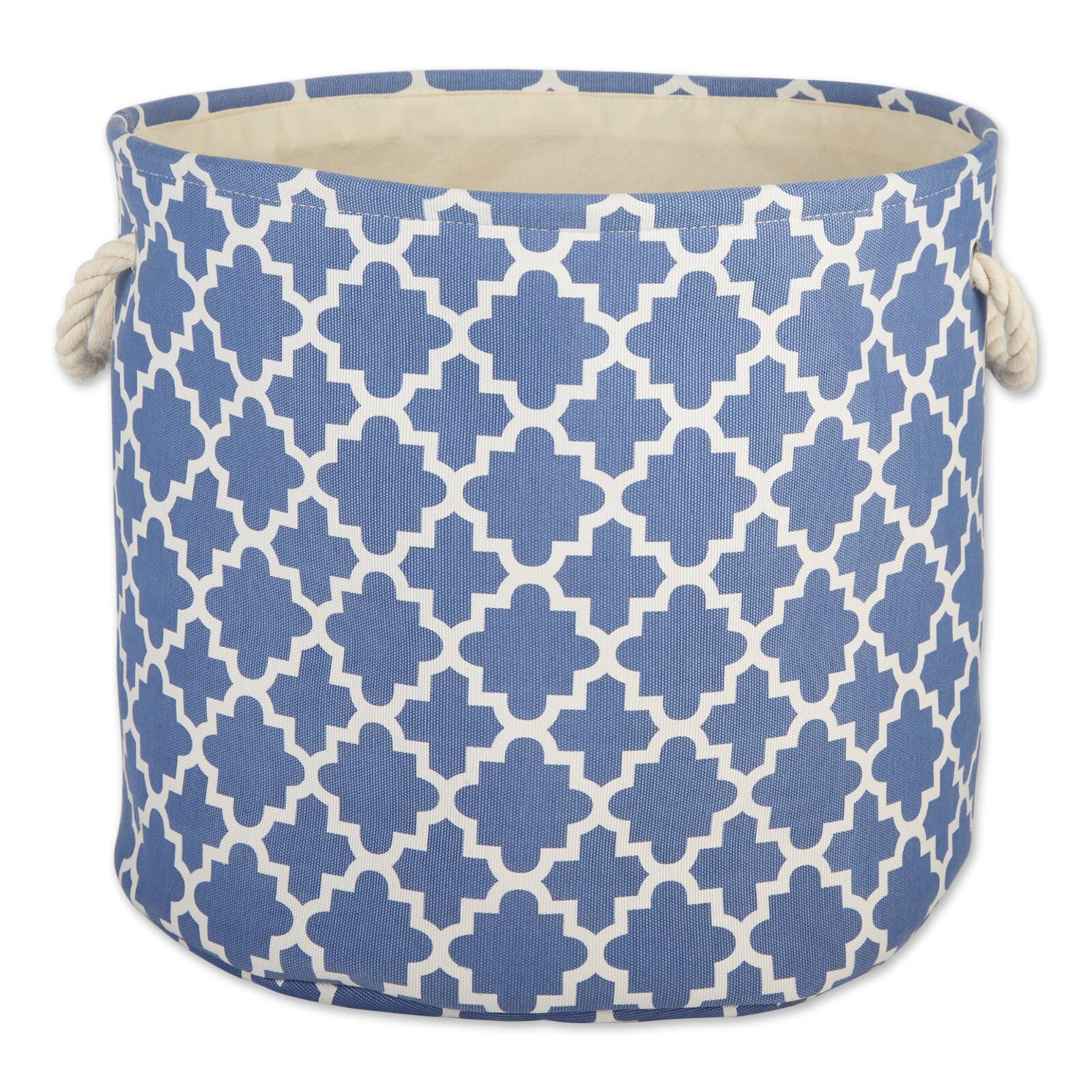 DII® Large Round Polyester Lattice Bin