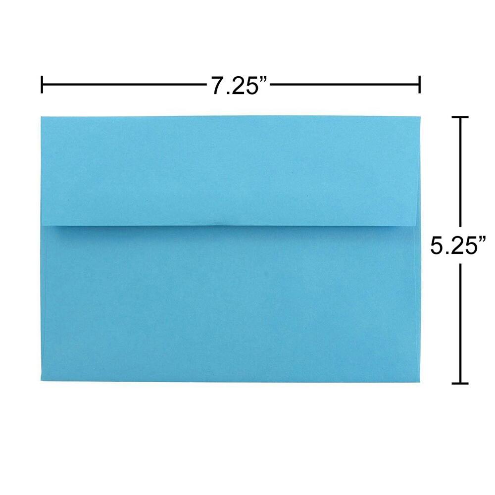 JAM Paper A7 Colored Invitation Envelopes, 50ct.