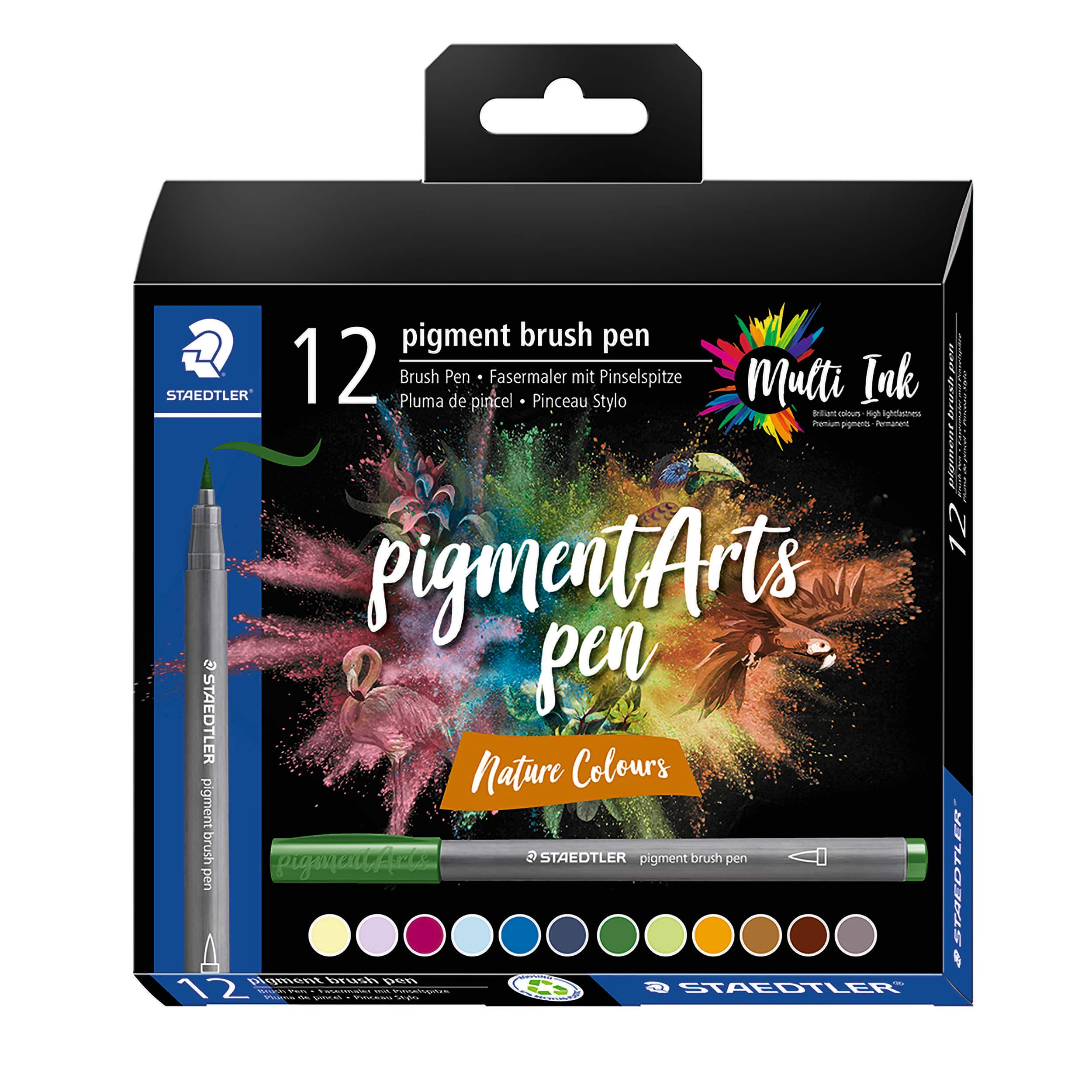 STAEDTLER® Pigments Arts Nature Brush Pen Set