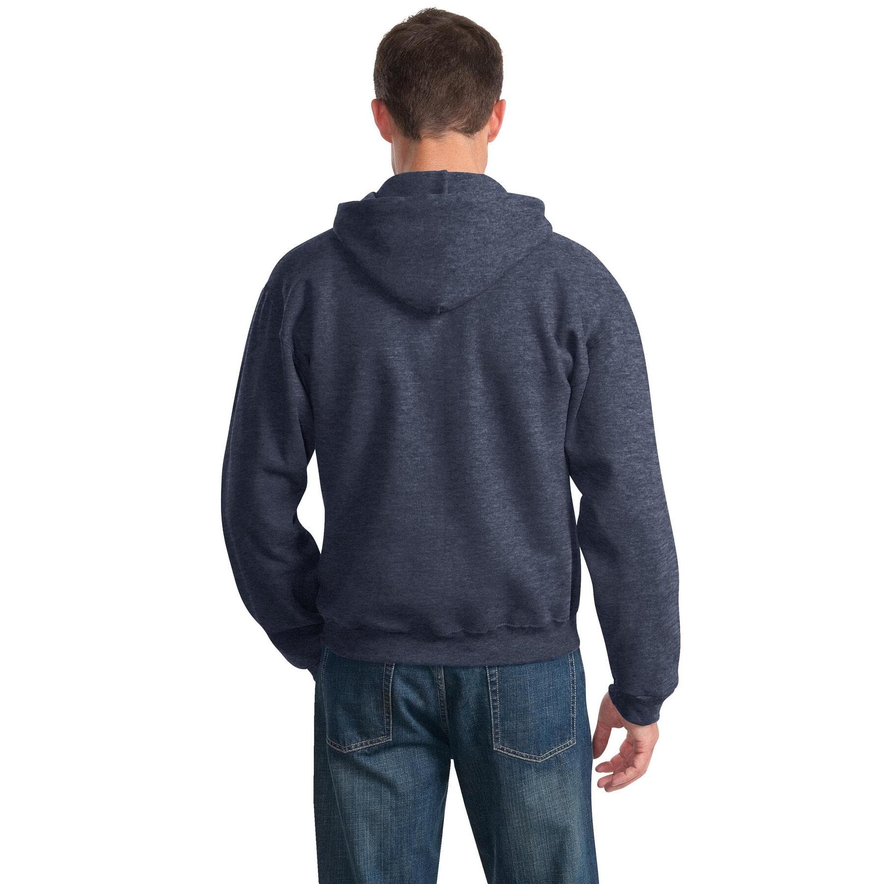 JERZEES® NuBlend Pullover Hooded Heathered Sweatshirt