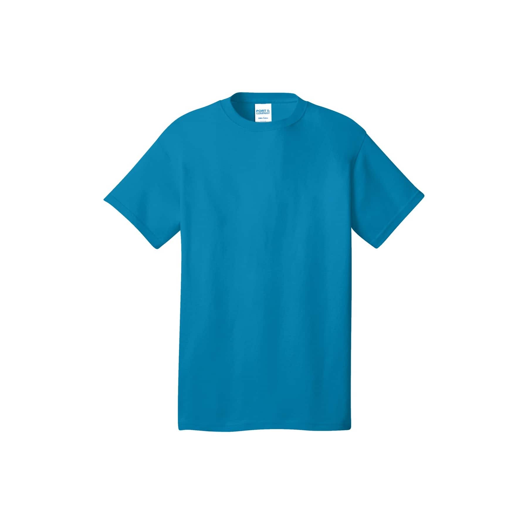 Port & Company&reg; Core Cotton Tall Men's Tee in Neon Blue | XL Tall | Michaels&reg;