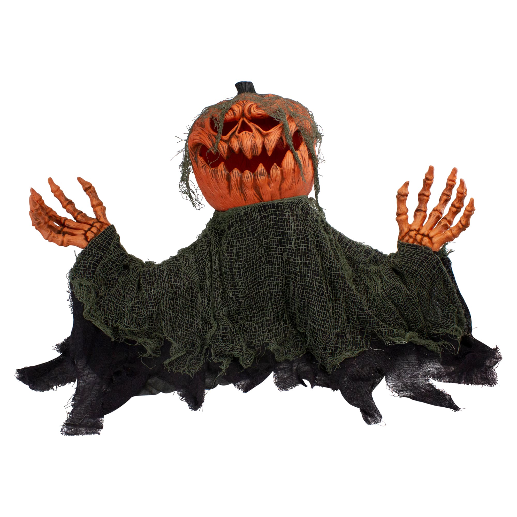 2.5ft. Black & Orange Animated Pumpkin Halloween Décor