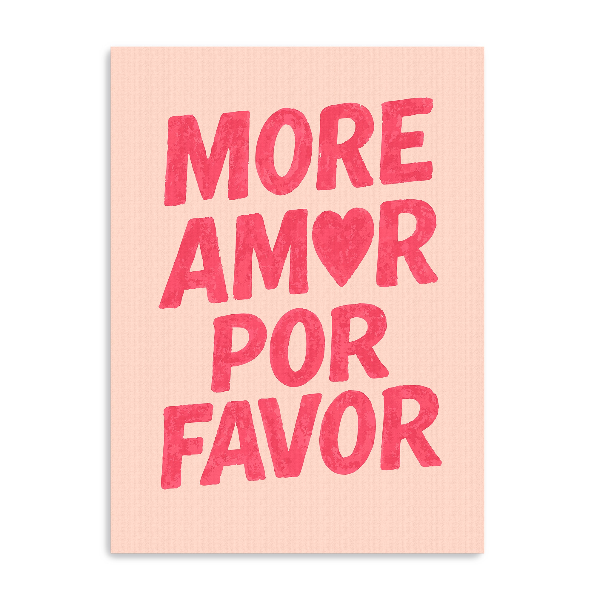 More Amor Por Favor Canvas Giclée Art