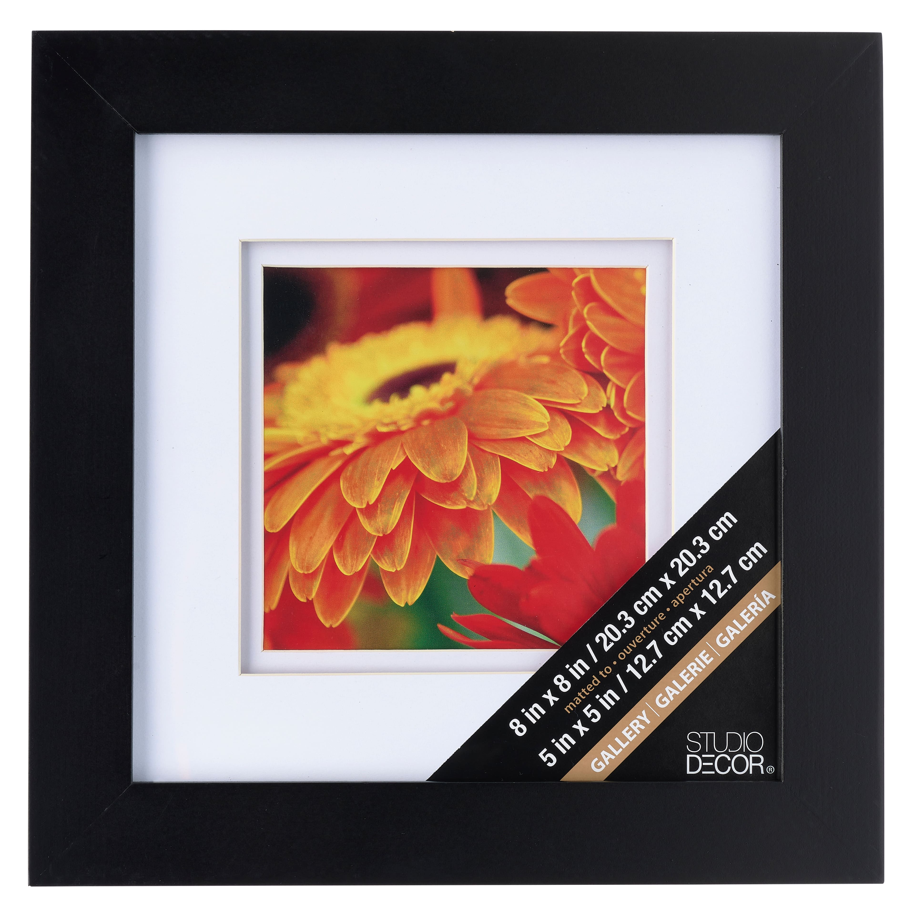 Gallery Black Frame with Double Mat by Studio Décor®