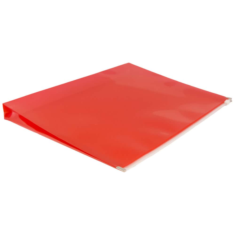 JAM Paper 9.75" x 13" Zip Closure Letter Booklet Plastic Envelopes