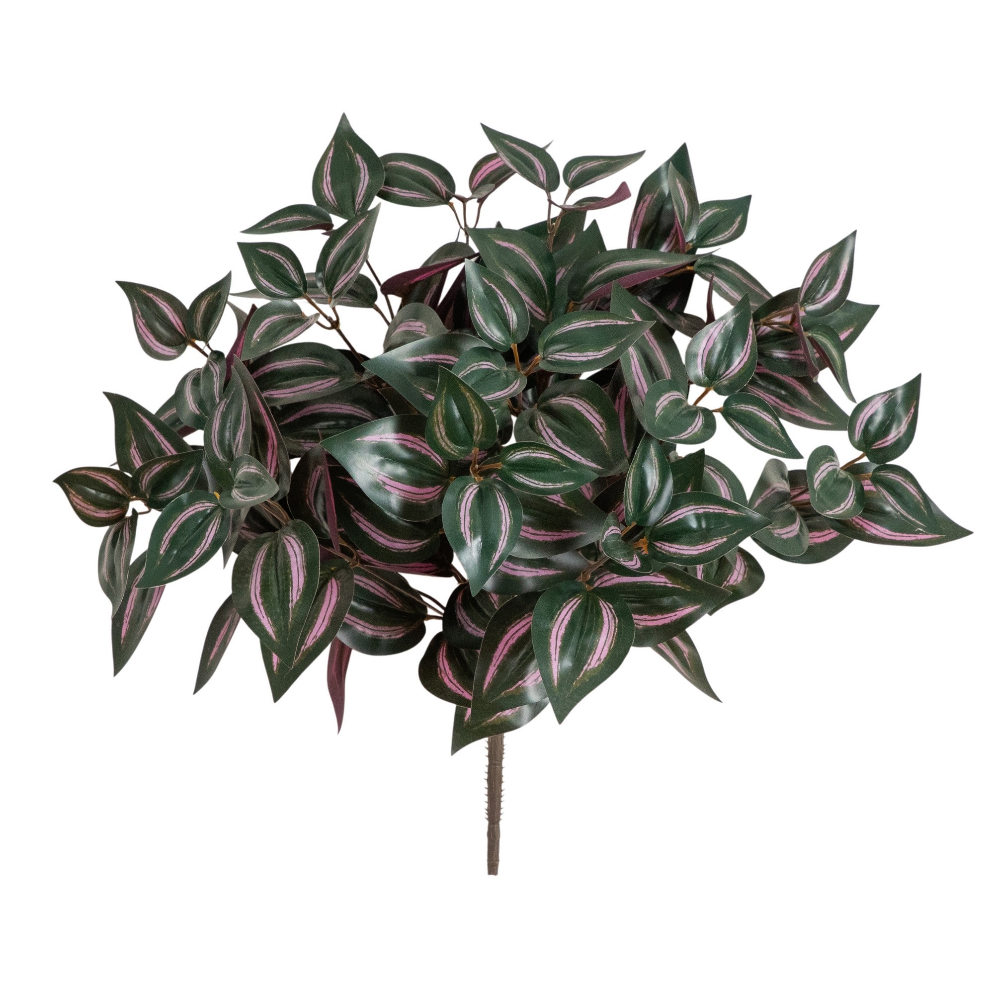 19" UV Resistant Artificial Wandering Jew Bush (Indoor/Outdoor)- Set of 3
