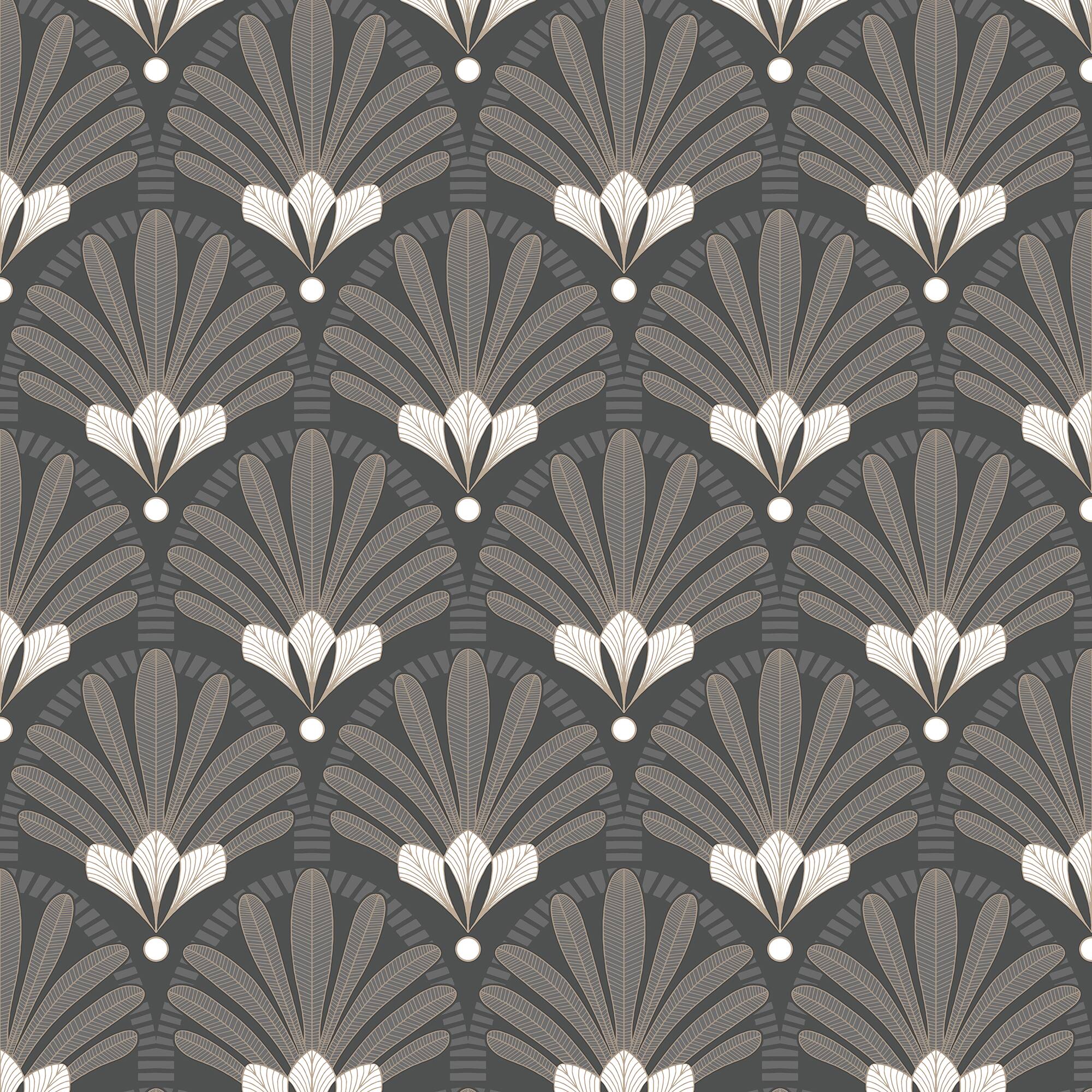 Designs Direct Art Deco Wallpaper, Size: Sample, Color: Black | Michaels