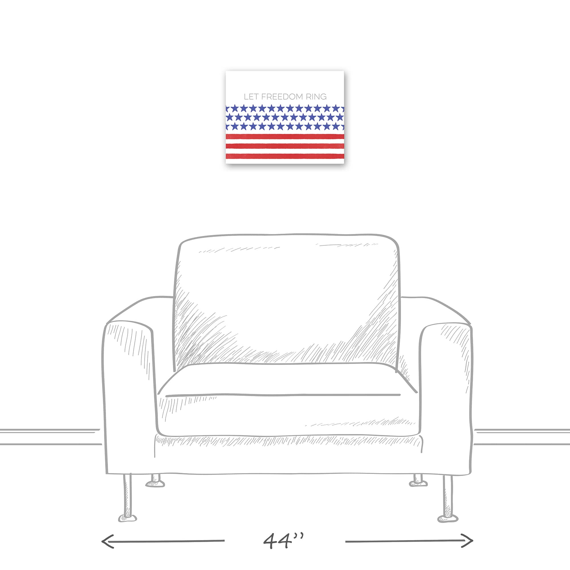 Let Freedom Ring Canvas Wall Art