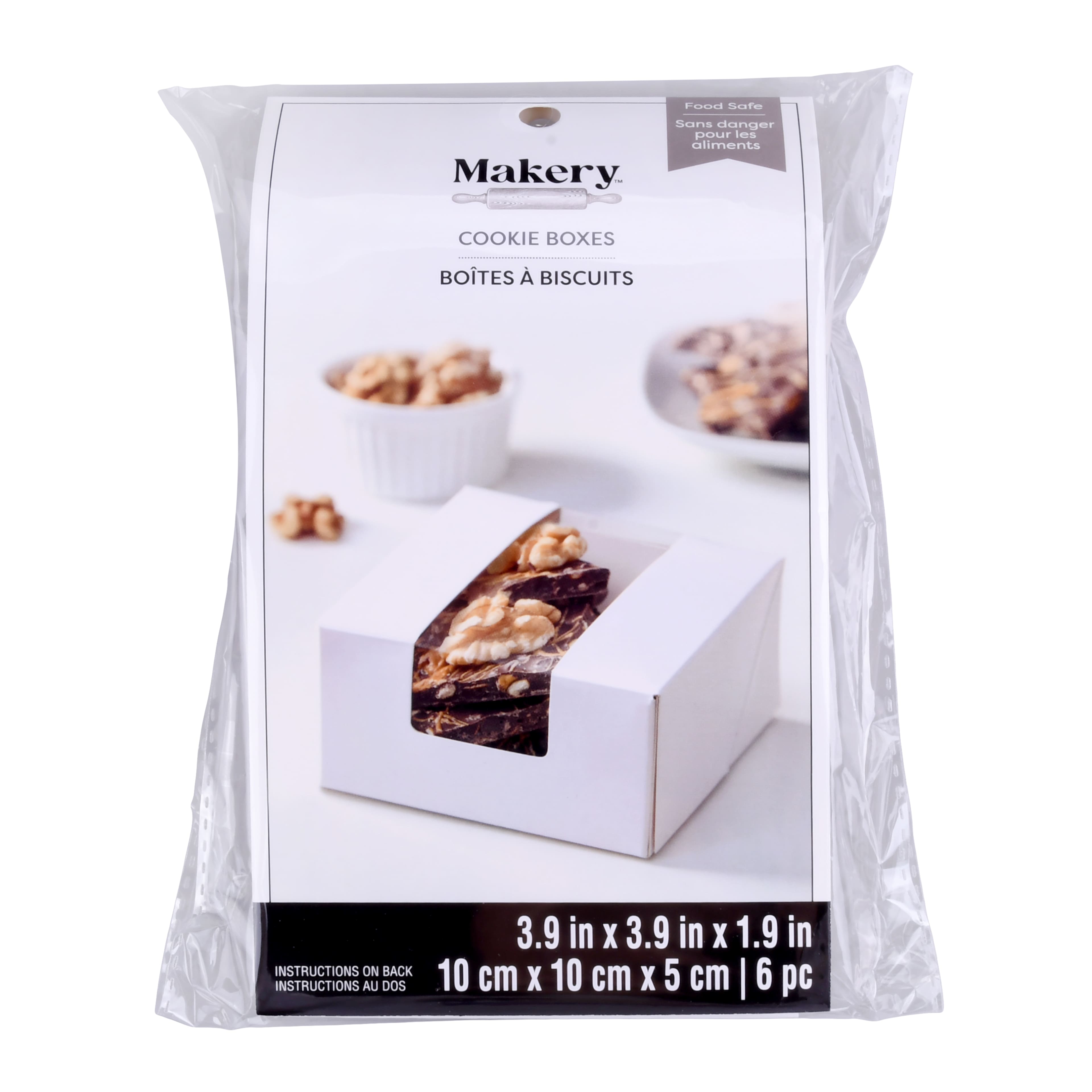 4" Cookie Boxes, 6ct. by Makery™