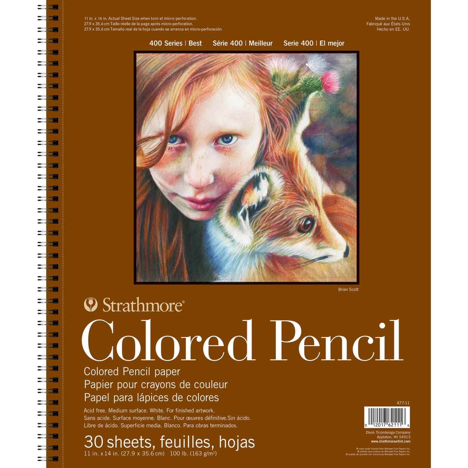 Strathmore® 400 Series Colored Pencil Paper Pad