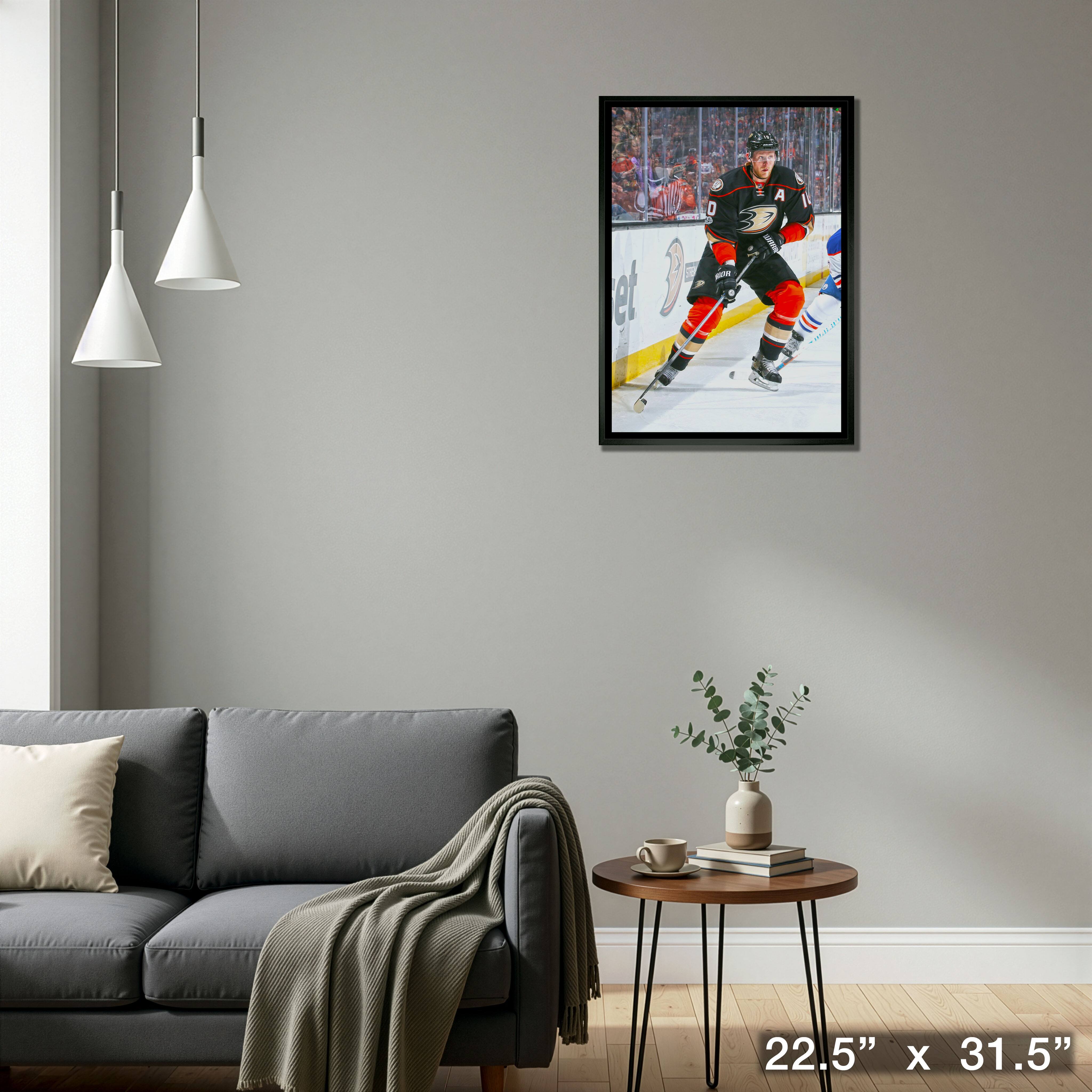 Corey Perry 20" x 29" Framed Canvas Anaheim Ducks 22.5" x 31.5"