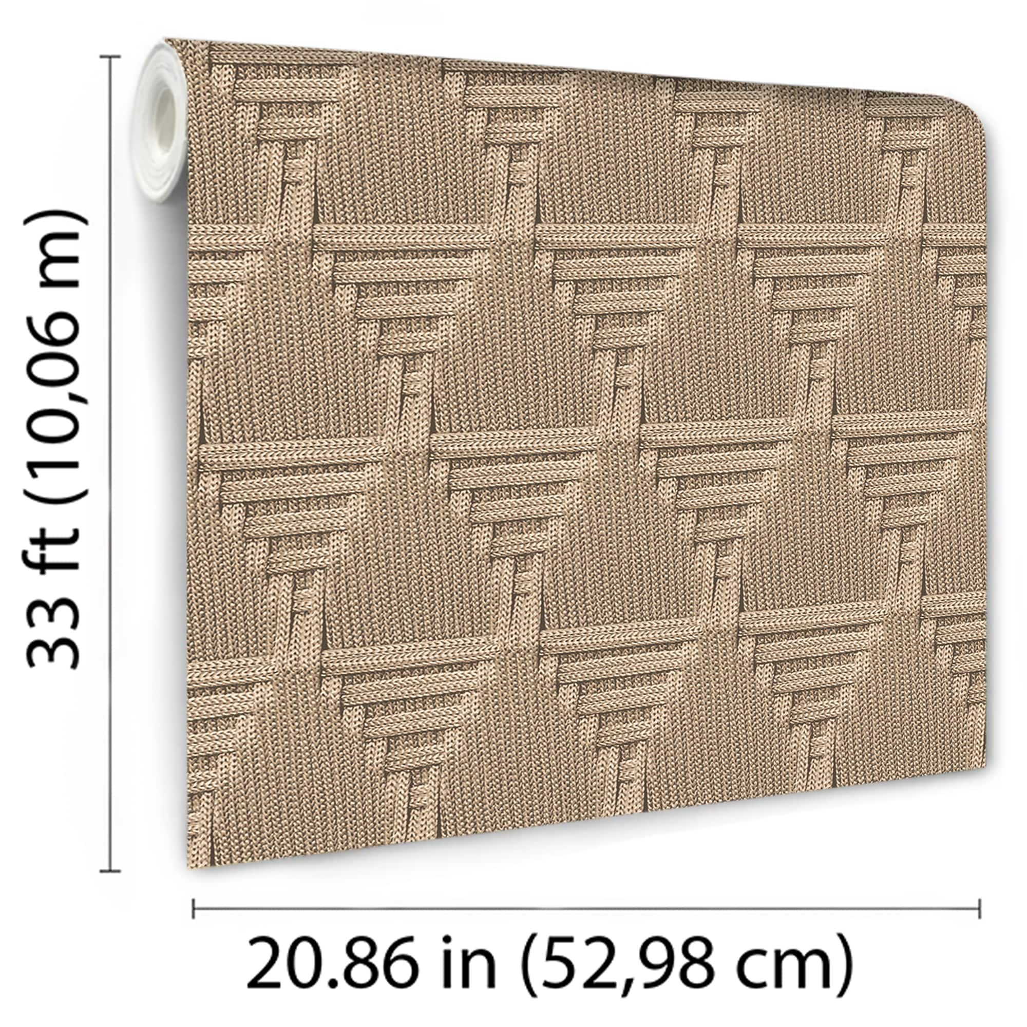 Designs Direct Rope Weave Diamond Wallpaper