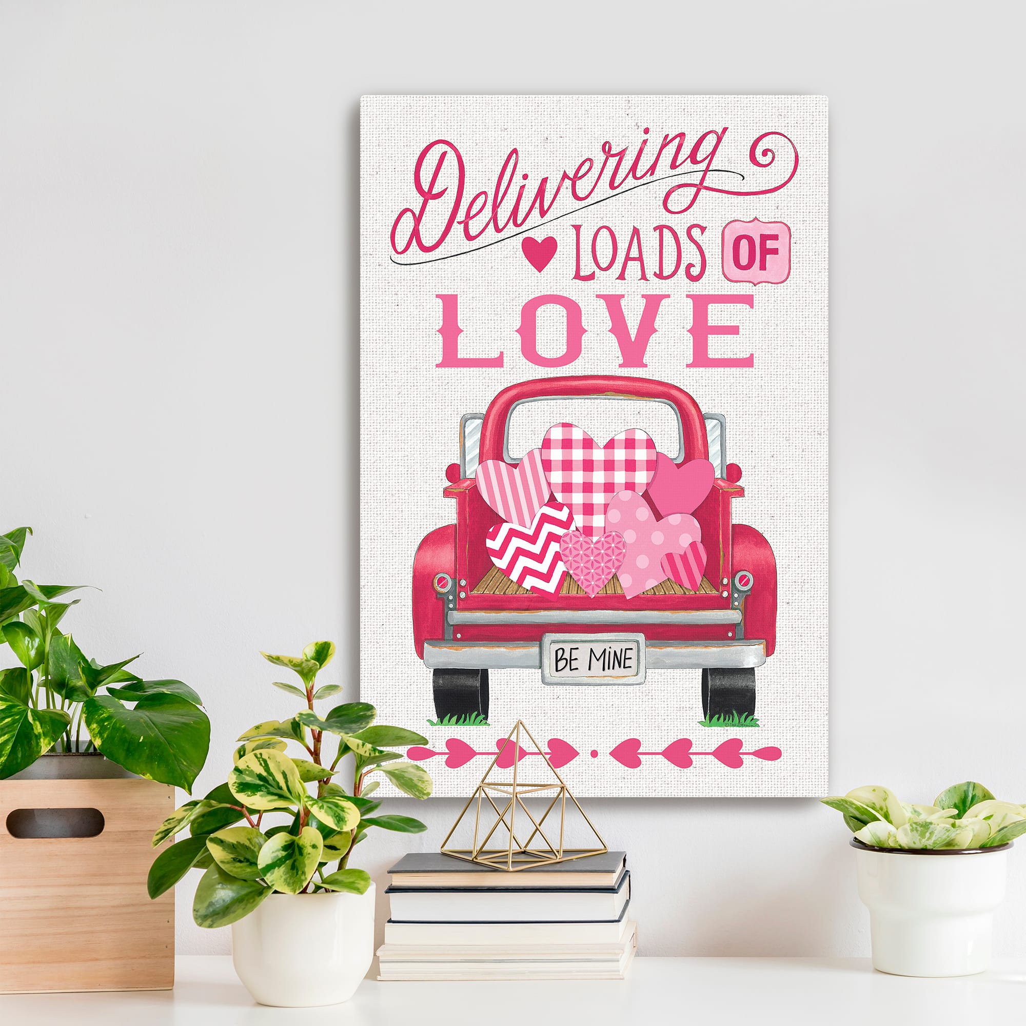 Delivering Loads of Love Canvas Giclée Art