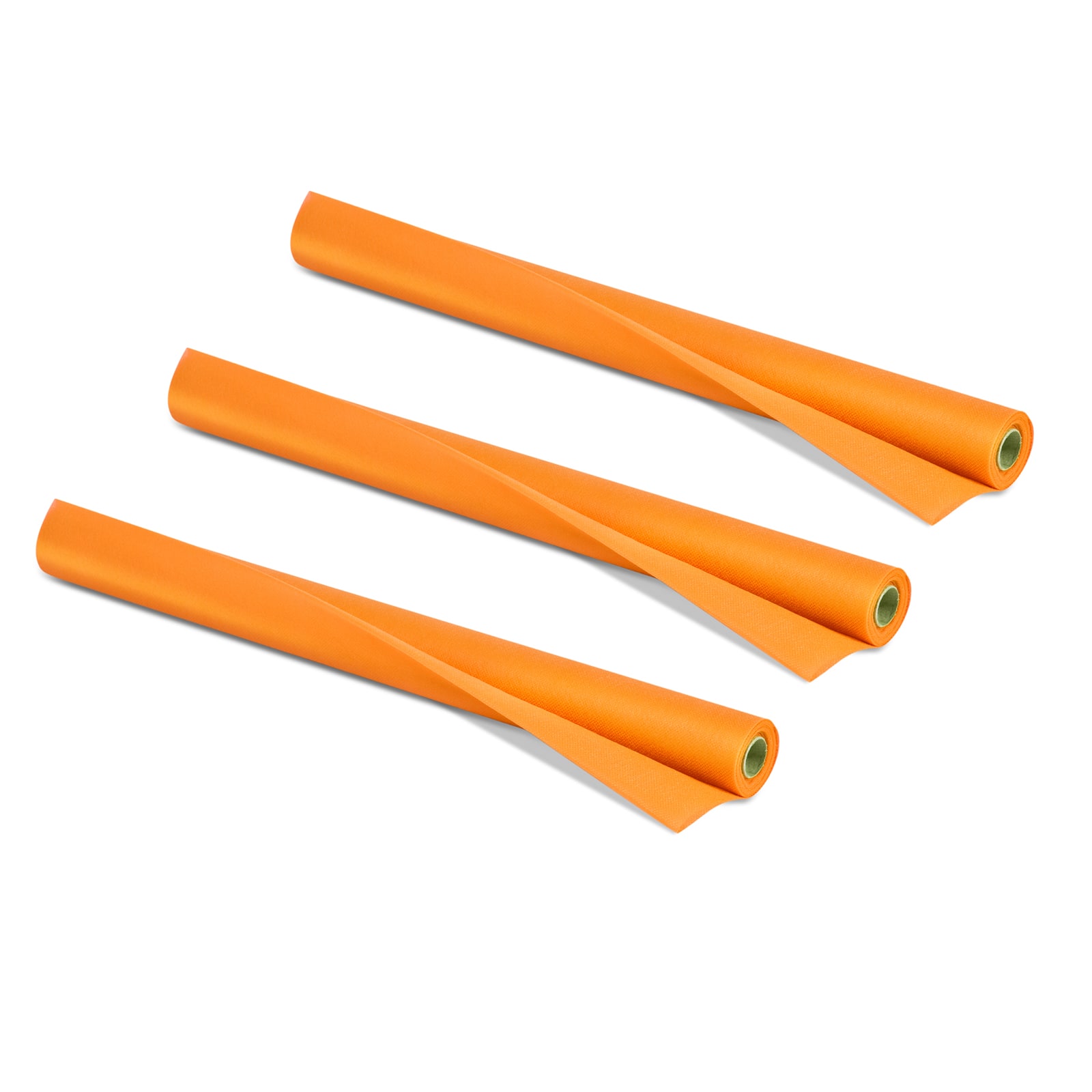 SMF1U382401861-3 Disposable Art & Decoration Fabric Roll, Orange - 24 in. x 18 ft. - 3 Roll