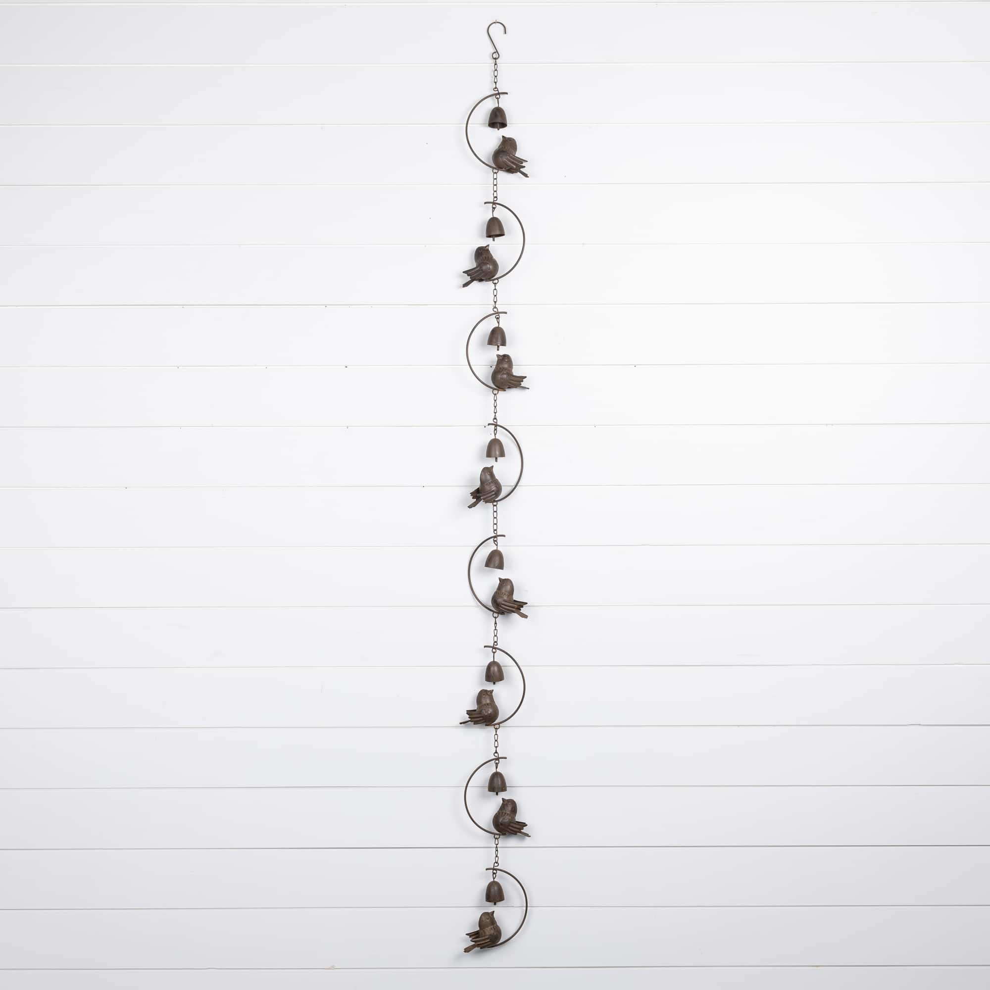 70" Birds & Bells Rain Chain