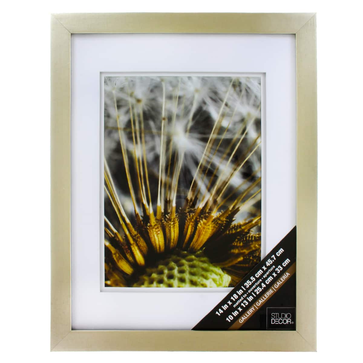 8 Pack: Champagne Wall Frame with Double Mat, Gallery by Studio Décor®