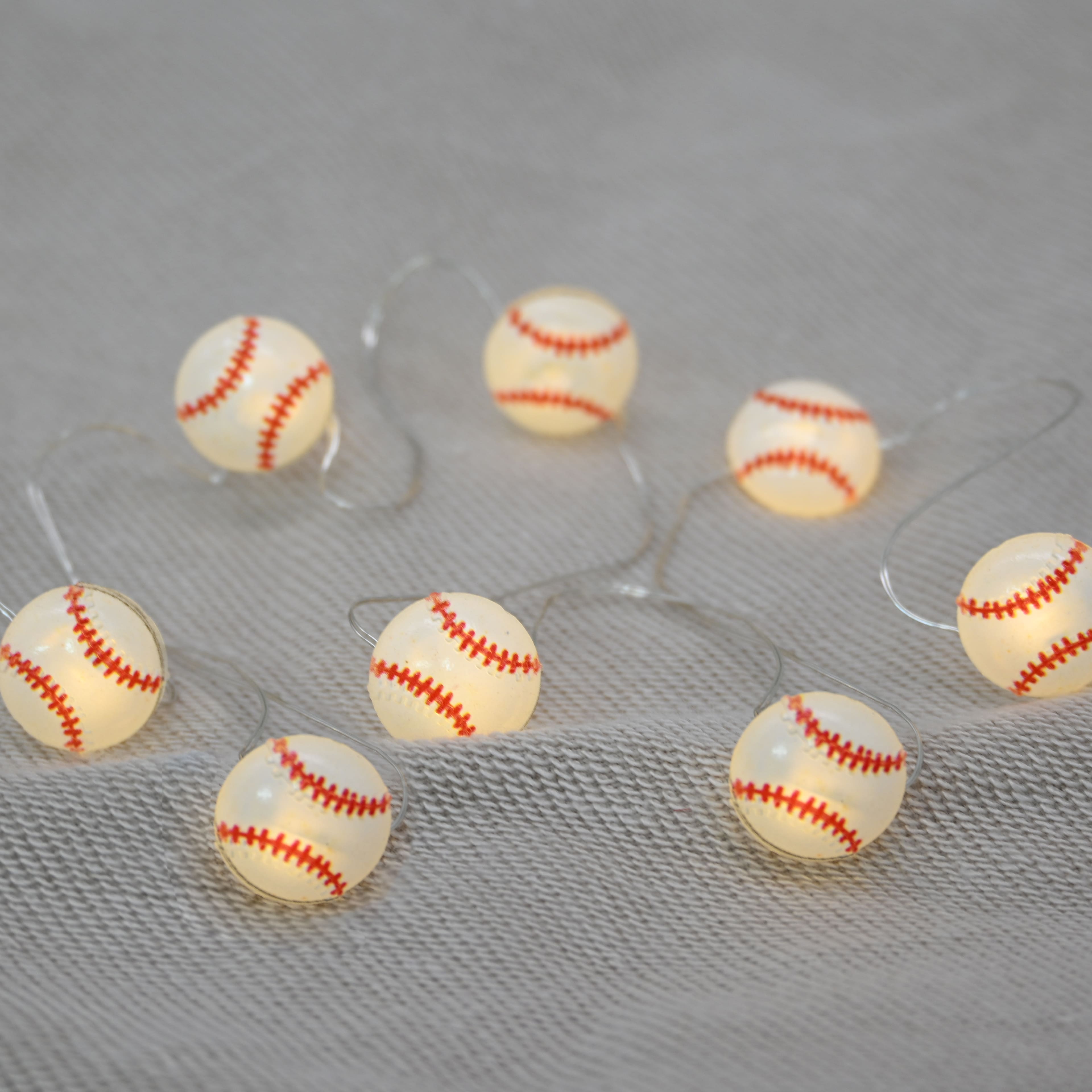 18ct. Baseball Icon LED String Lights by Celebrate It™