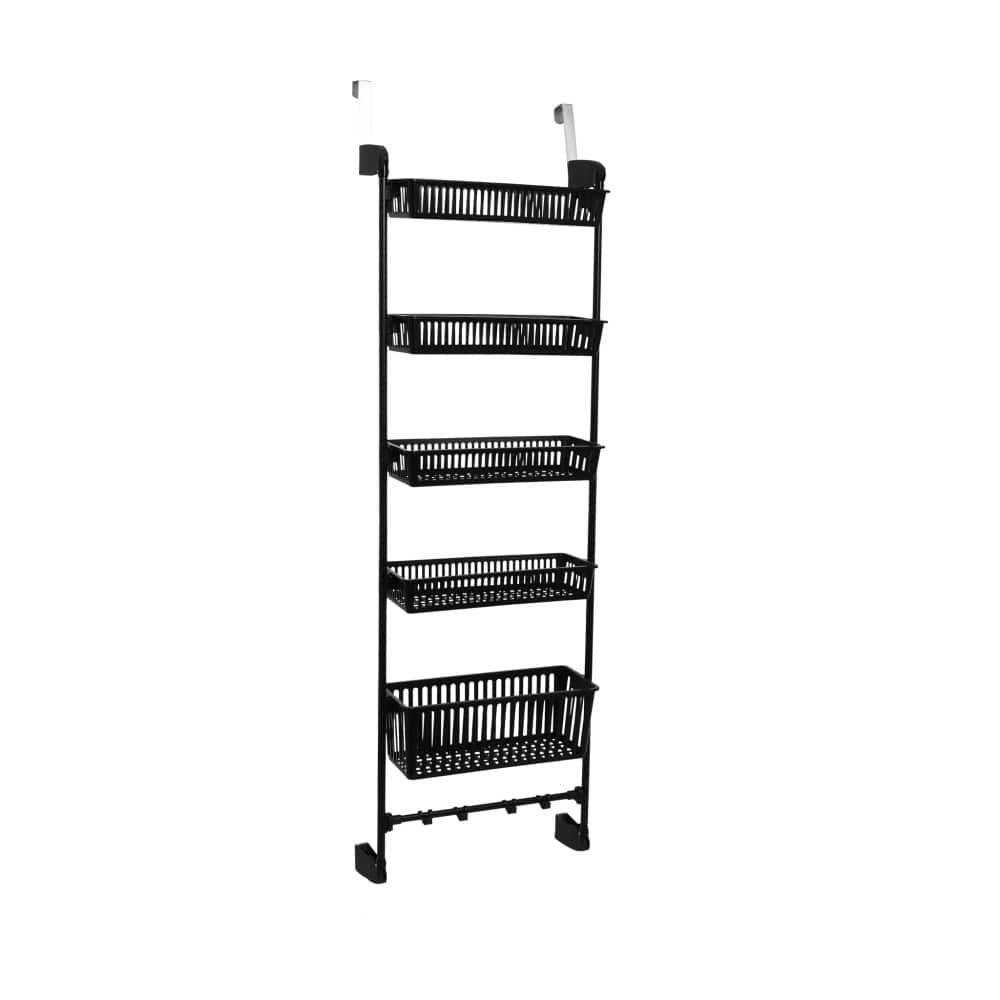Household Essentials Over the Door Basket Storage Rack