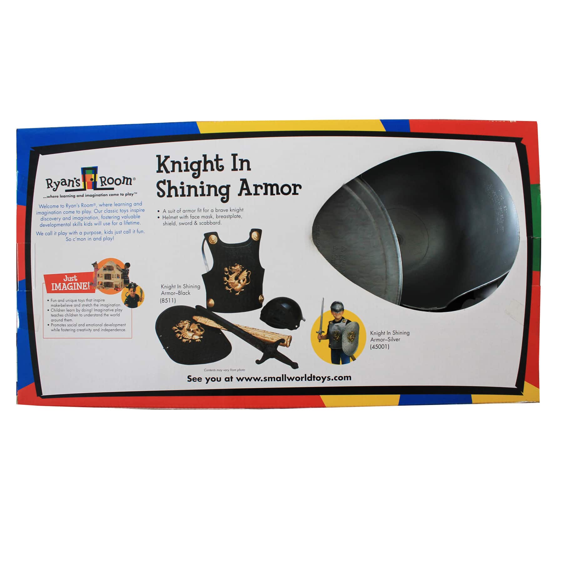Small World Toys Ryan's Room® Knight in Shining Armor Dress-Up Costume Kit