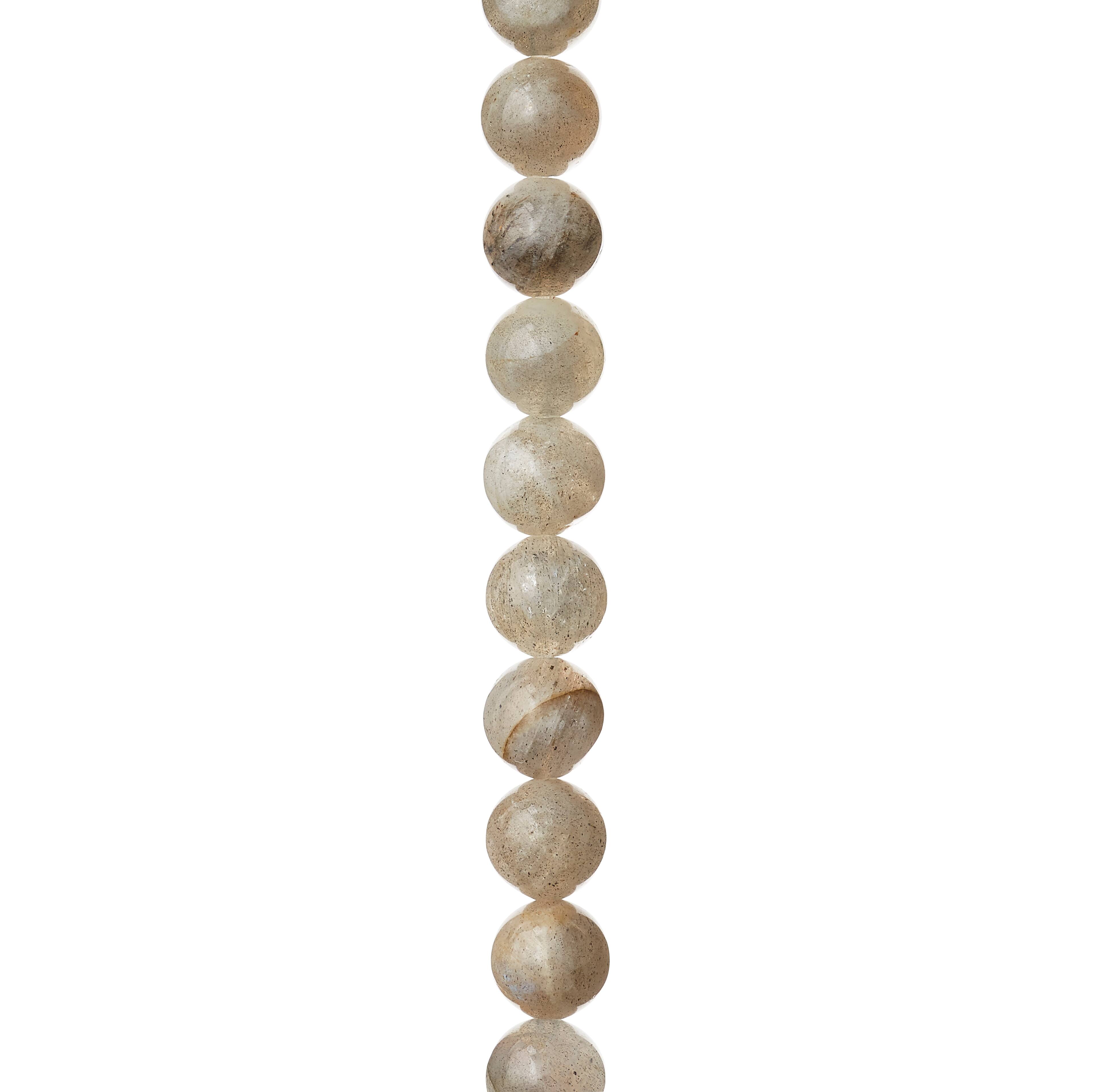 8 Pack: Earth Tone Labradorite Round Beads, 8mm by Bead Landing™