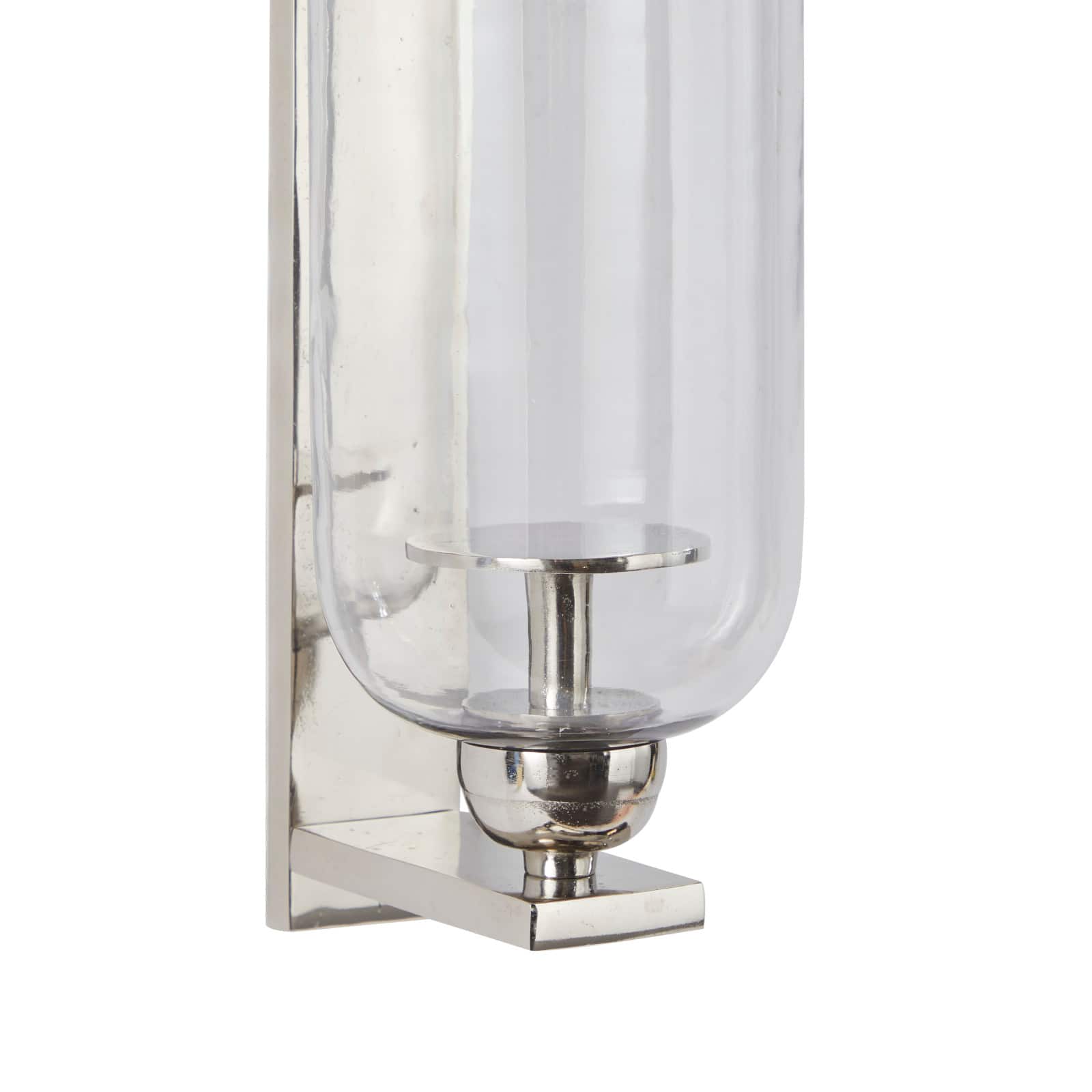 Silver Aluminum Modern Wall Sconce