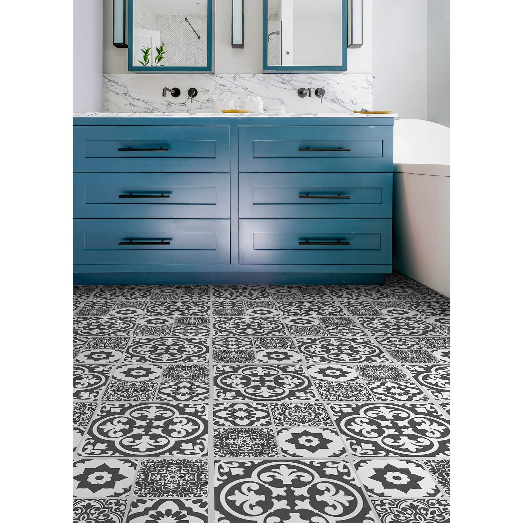 FloorPops Valencia Peel & Stick Floor Tiles, 6ct.