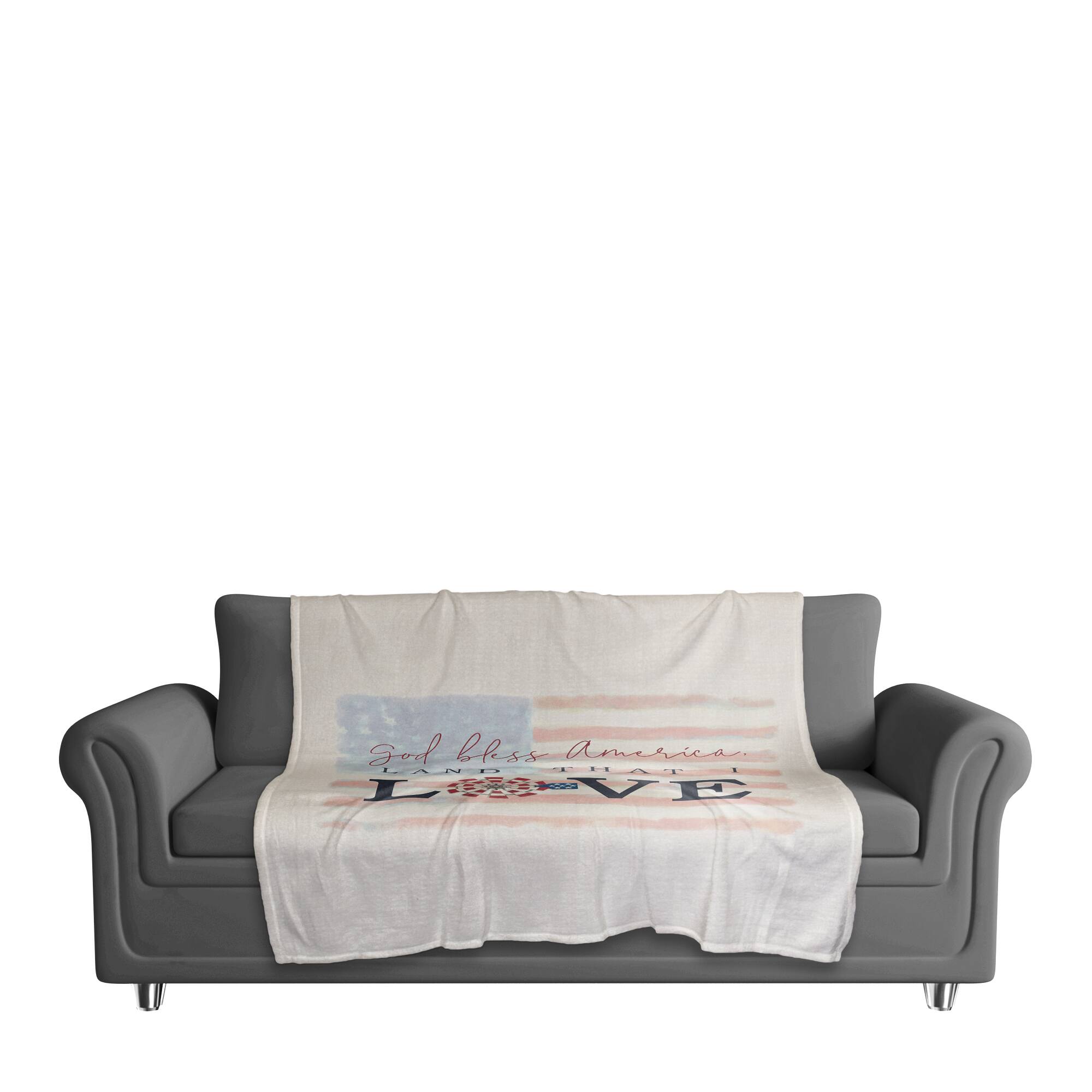 Land that I Love Coral Fleece Blanket