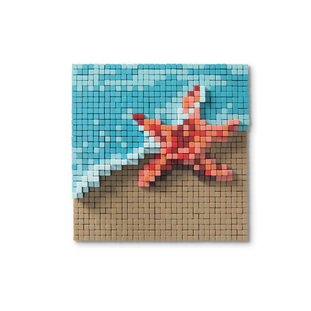 Sea Life Pixelated Brick Art Kit by Make Market®