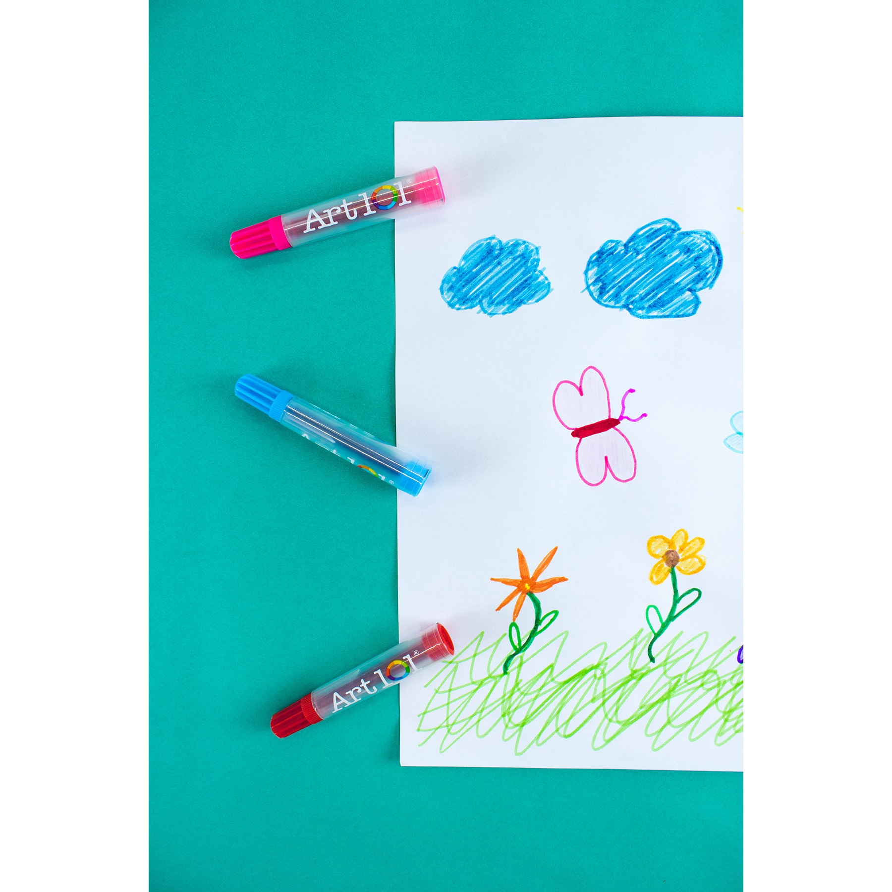 Art 101® Budding Artist® Doodle & Color Pop-Up Easel Art Set