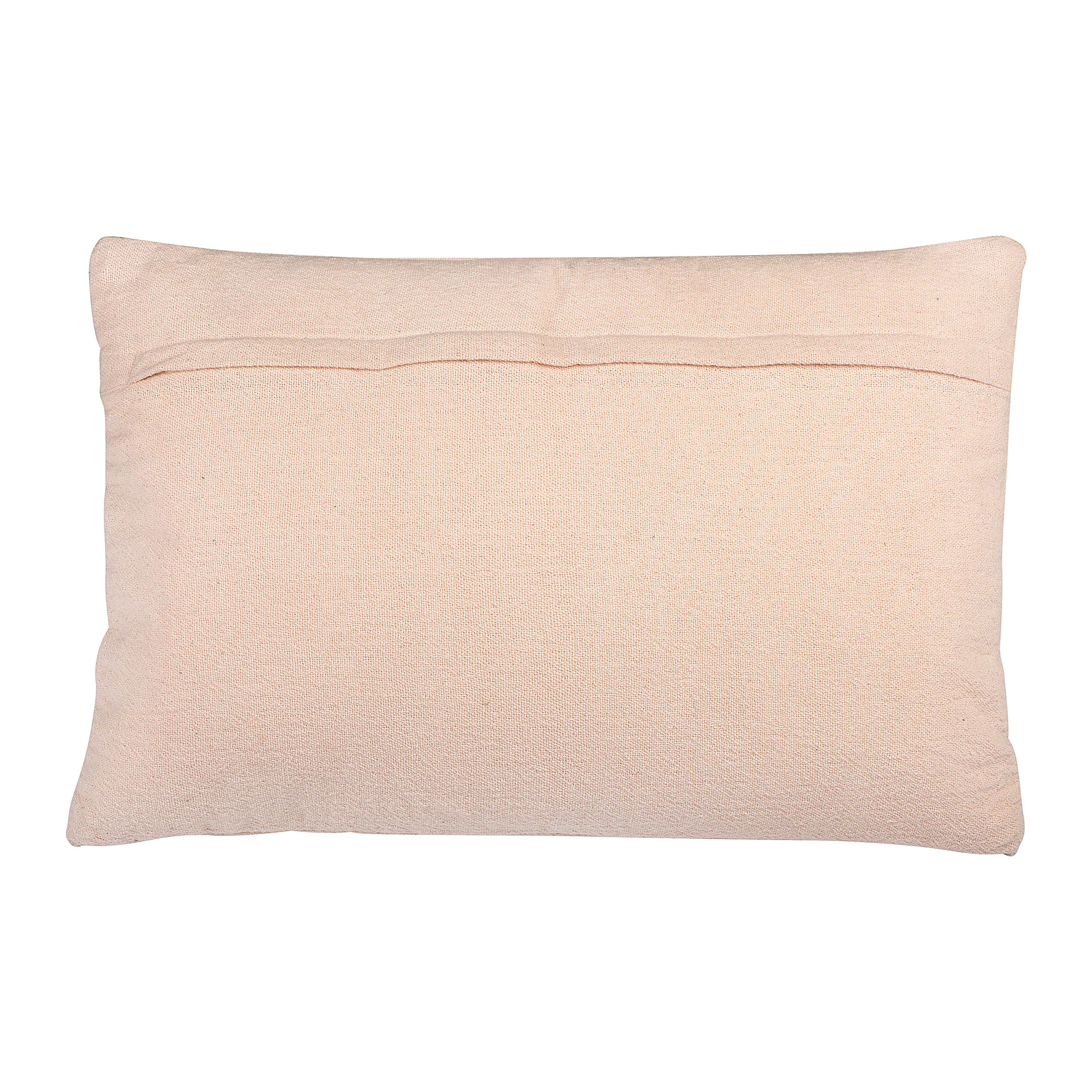 Hello Honey® Embroidered Cotton Geometric Lumbar Pillow