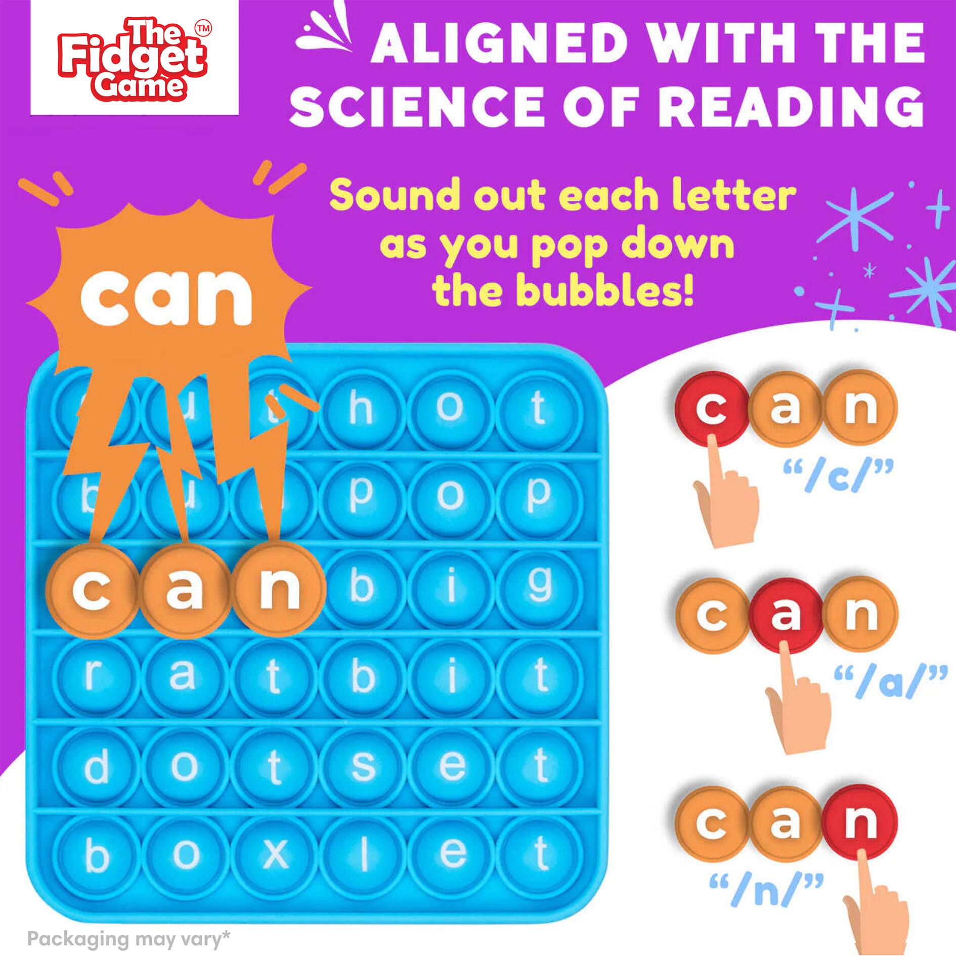 The Fidget Game Word Pop Set