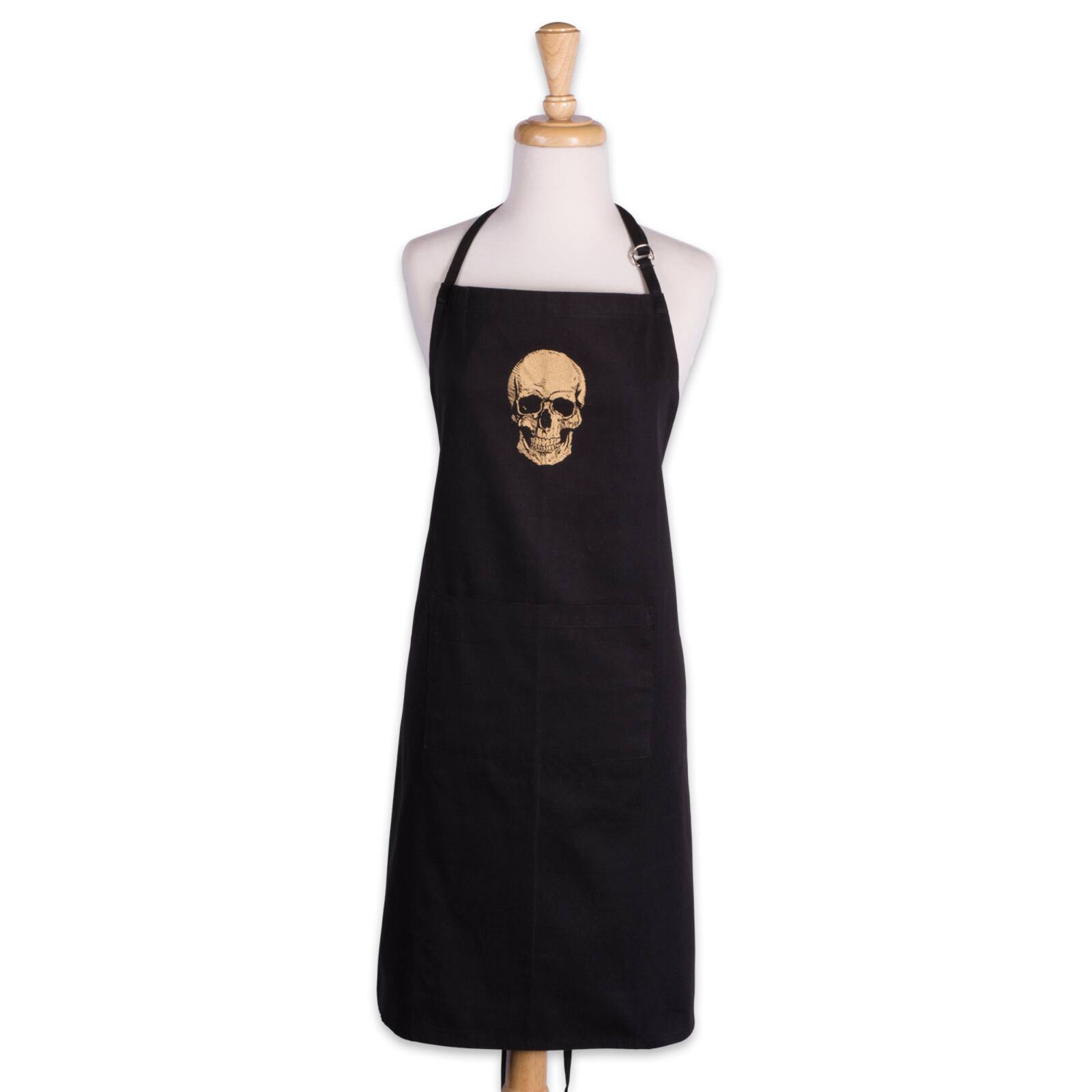 DII® Gold Skull Chef Apron