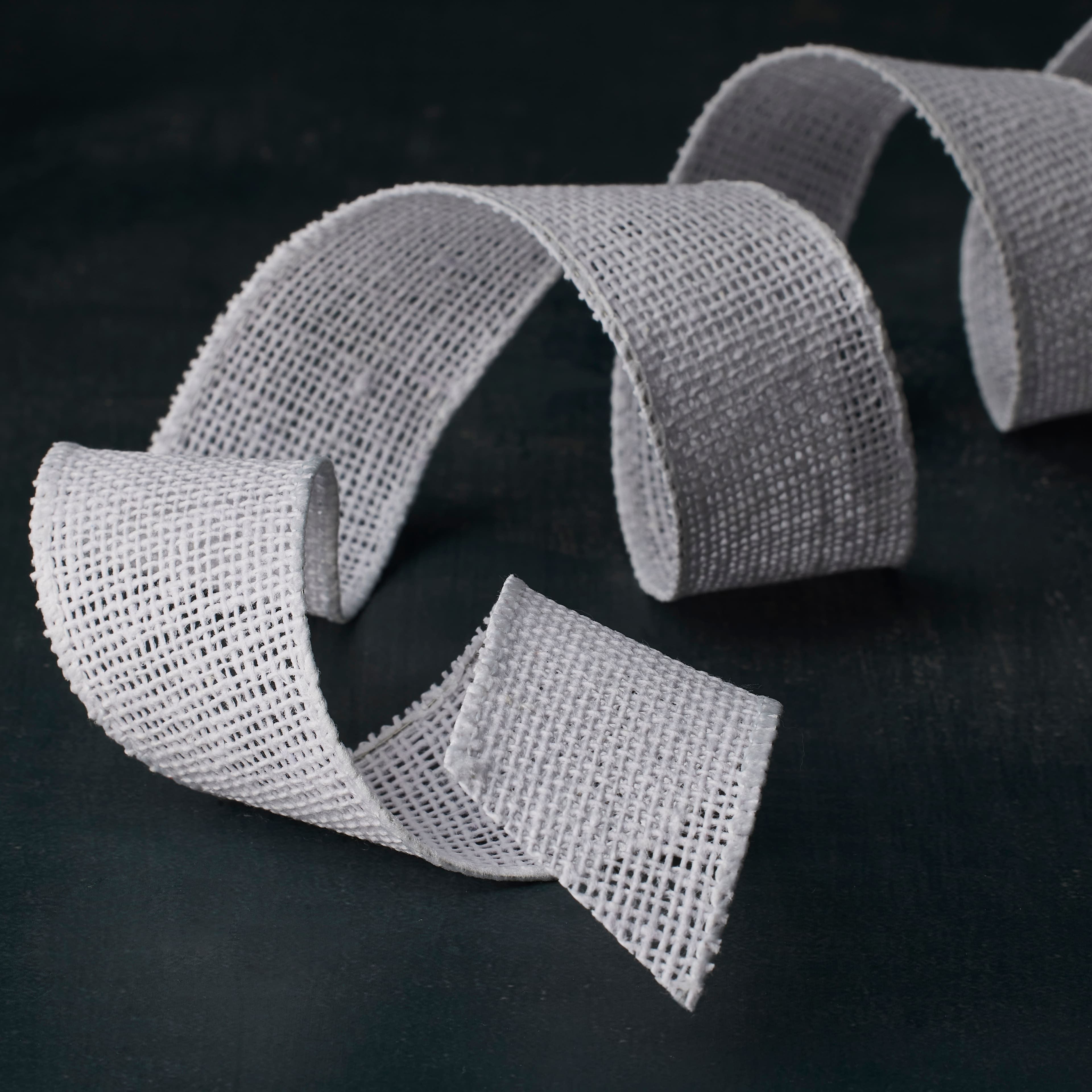 1.5" x 30ft. Wired Faux Burlap Ribbon by Celebrate It
