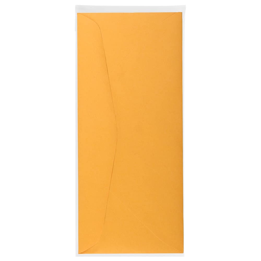 JAM Paper 4.25" x 9.75" Clear No. 10 Policy Cello Sleeve Envelopes, 100ct.
