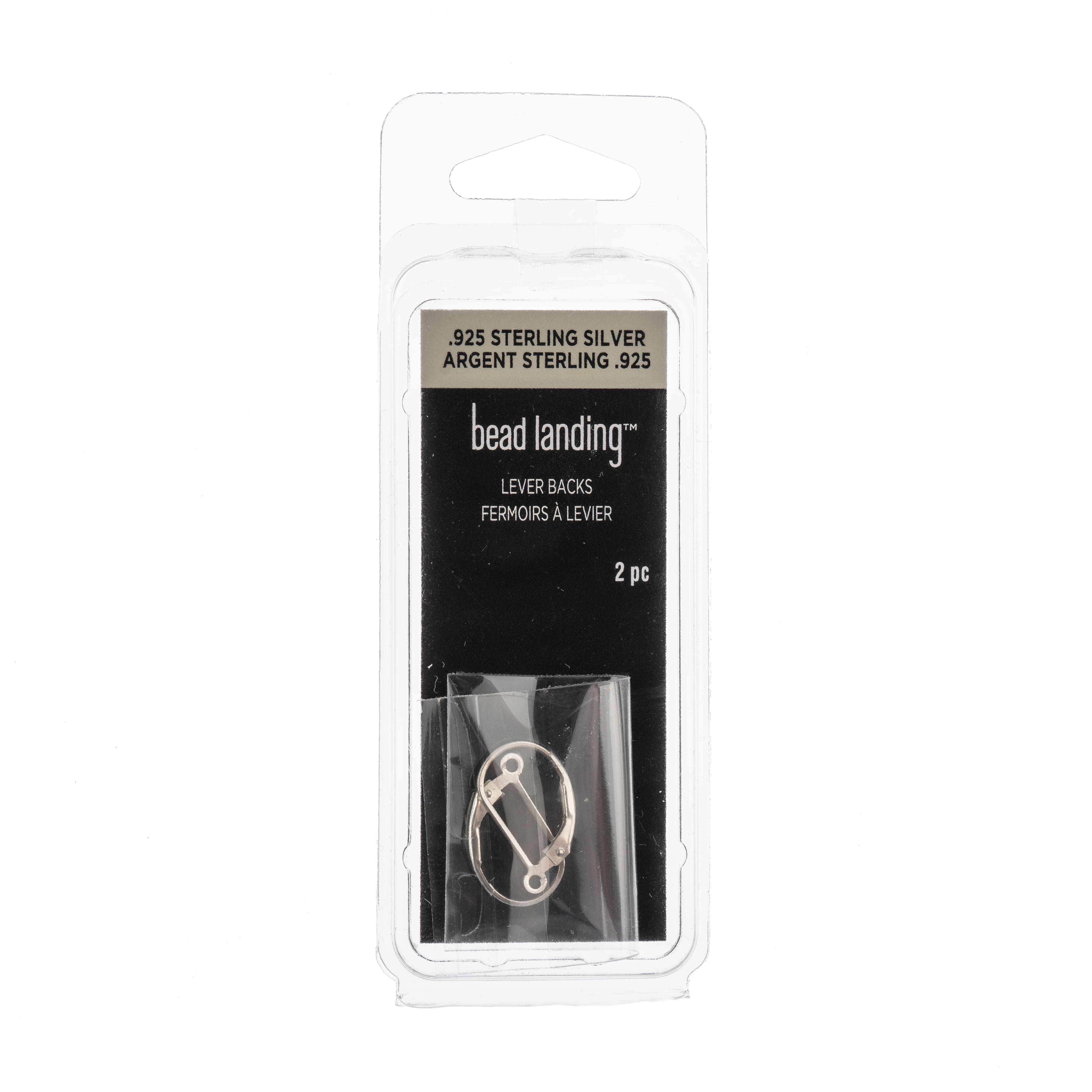 12 Packs: 2 ct. (24 total) 14mm Sterling Silver Lever Backs by Bead Landing™