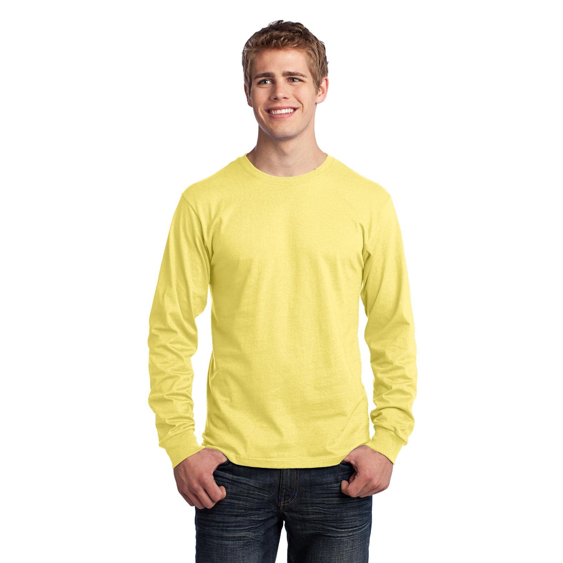 Port & Company® Long Sleeve Adult Core Cotton T-Shirt