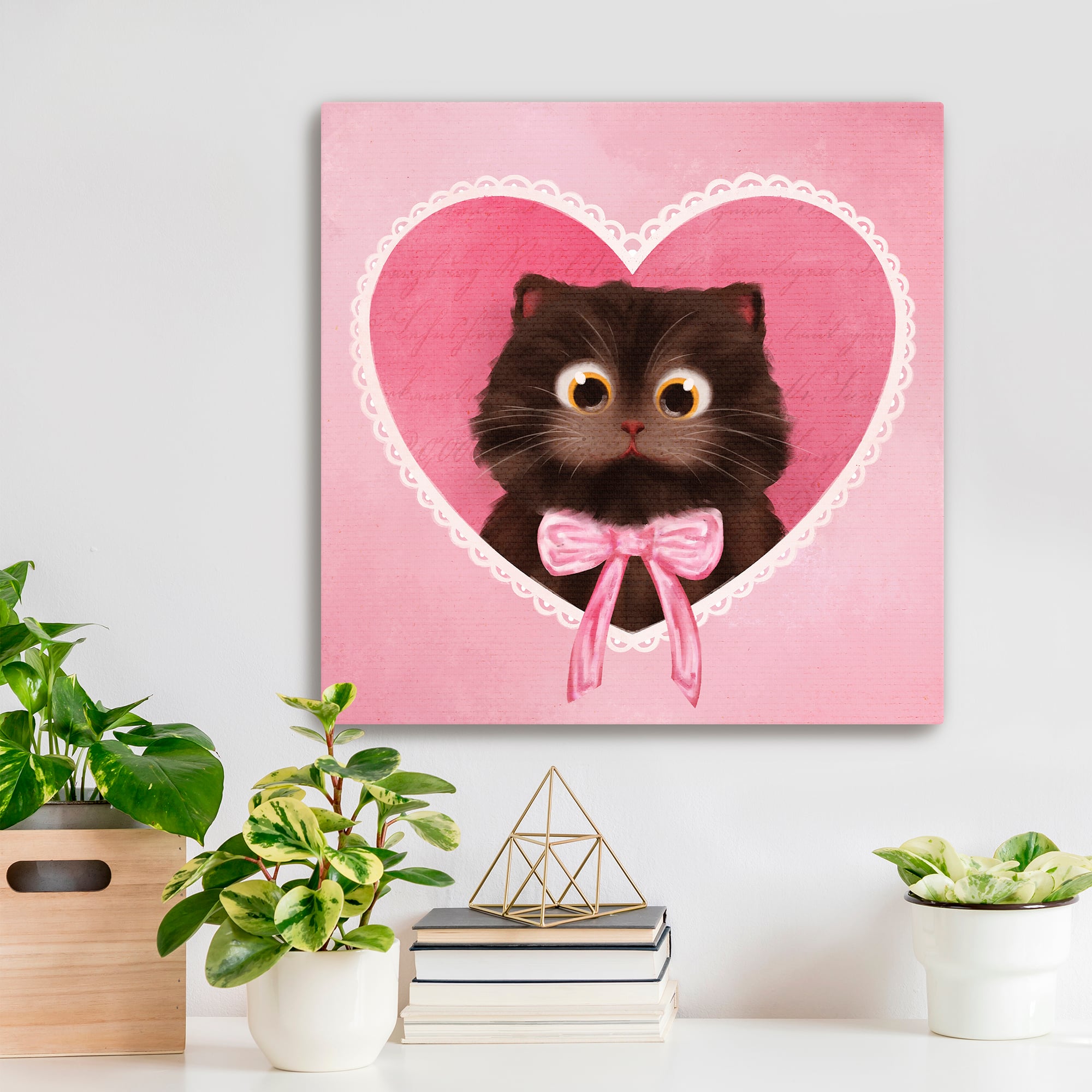 Meow Love II Canvas Giclée Art
