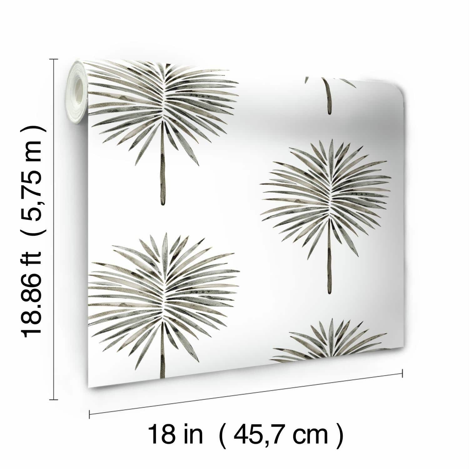 RoomMates Cat Coquillette Fun Fronds Peel & Stick Wallpaper