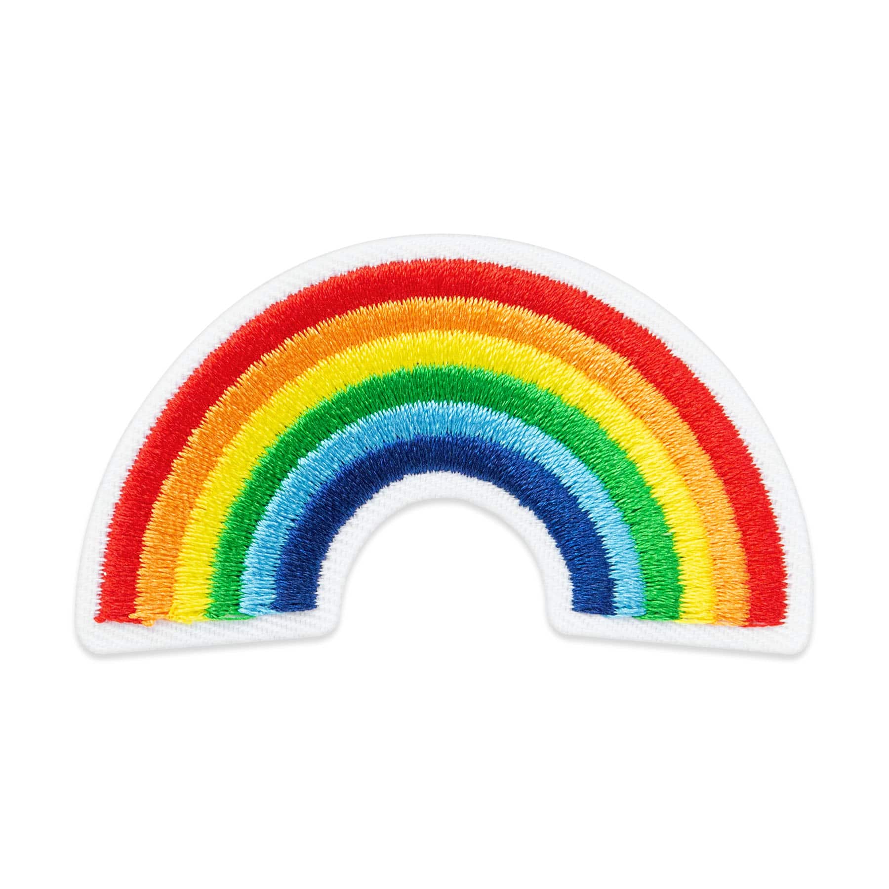 Rainbow Embroidered Iron-On & Adhesive Patch by Make Market®