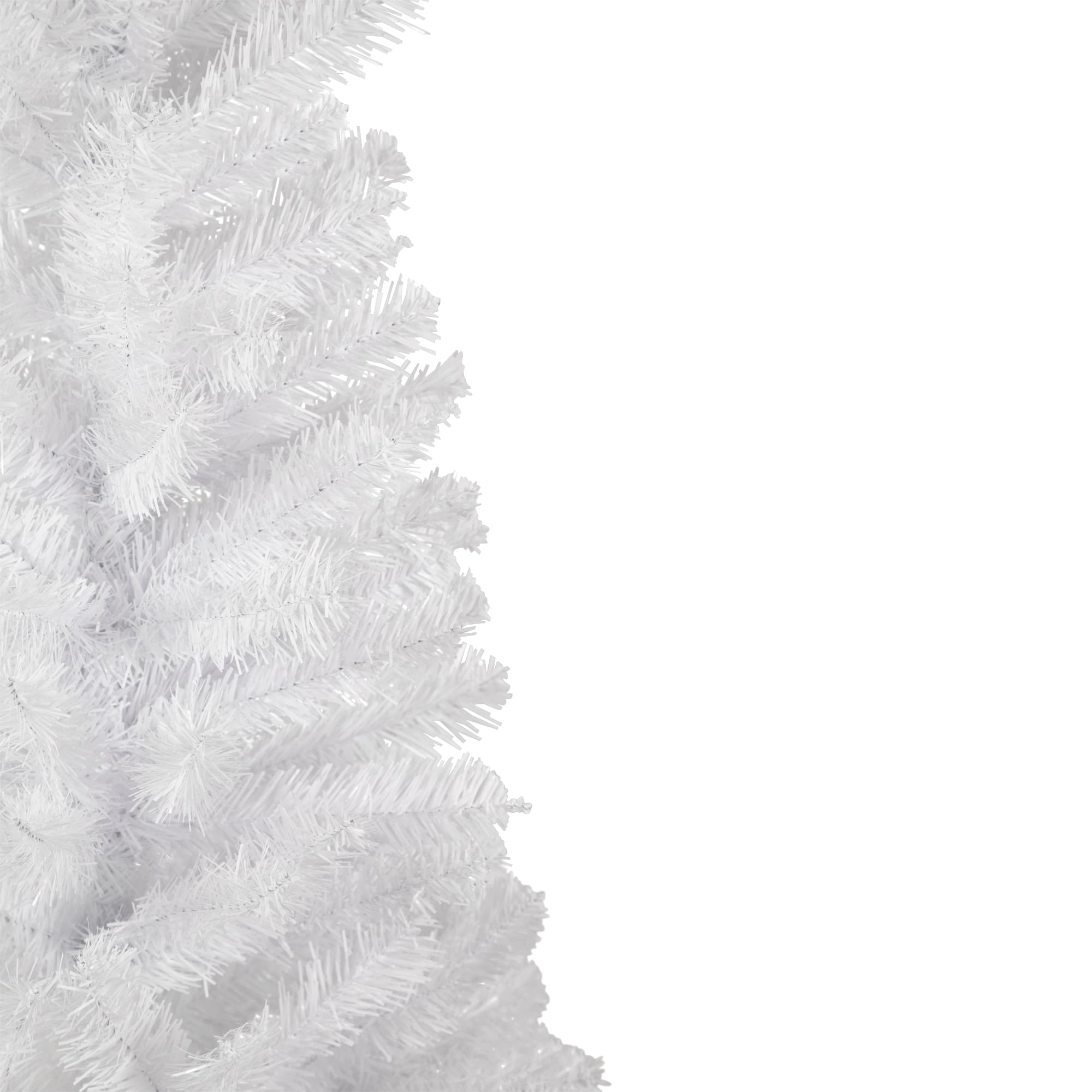 7.5ft. Unlit White Georgian Pine Pencil Artificial Christmas Tree