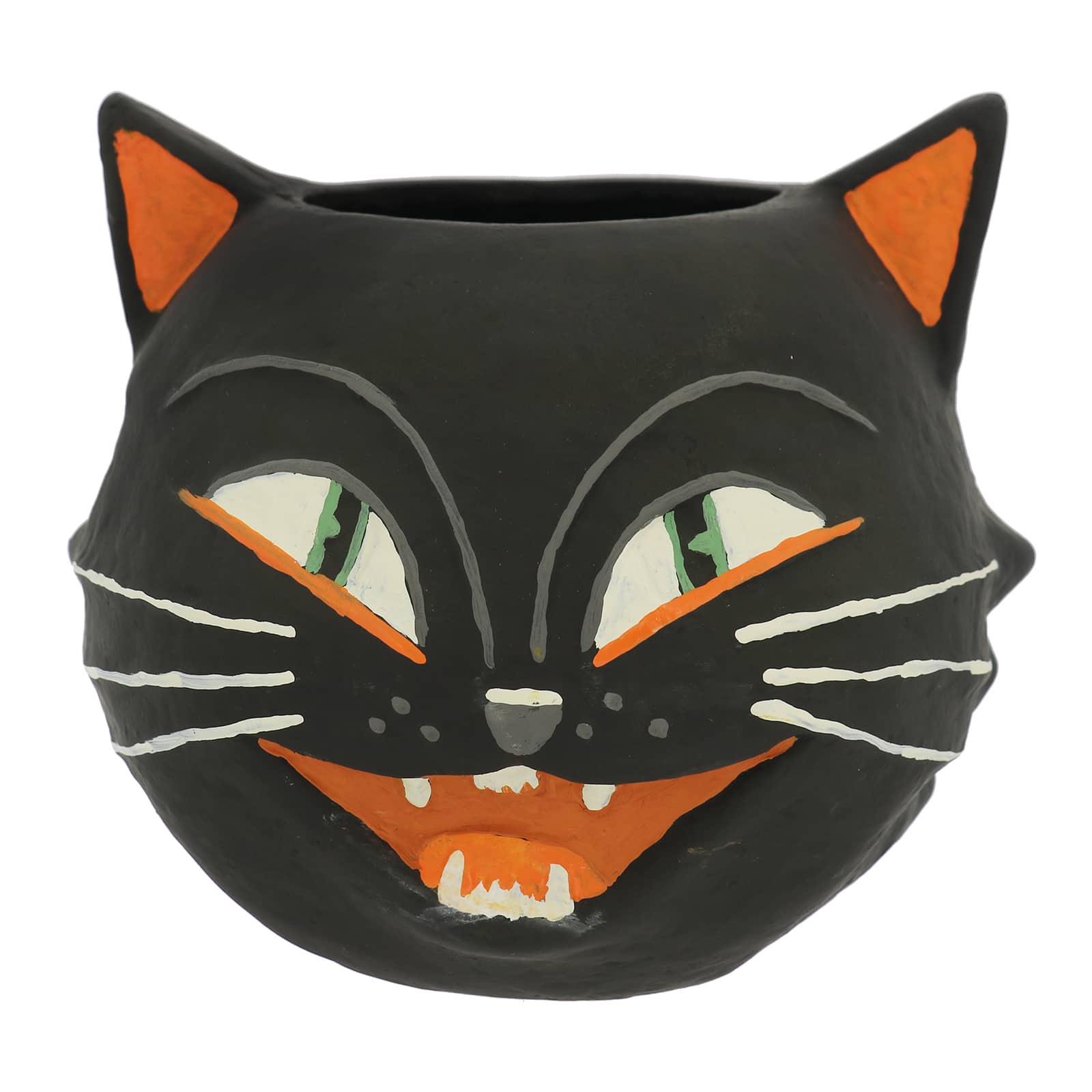 9.5" Black Cat Paper Mache Candy Bowl by Ashland®