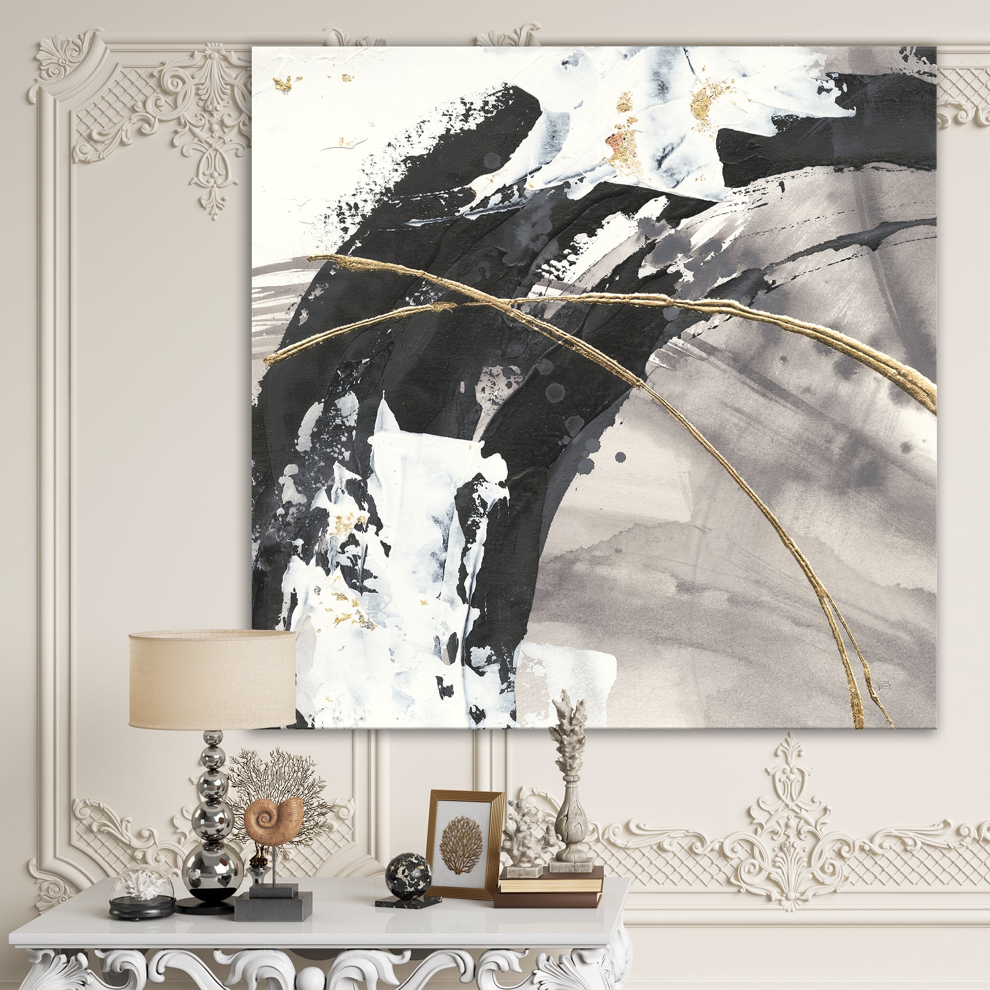 Designart - Glam Painted Arcs I