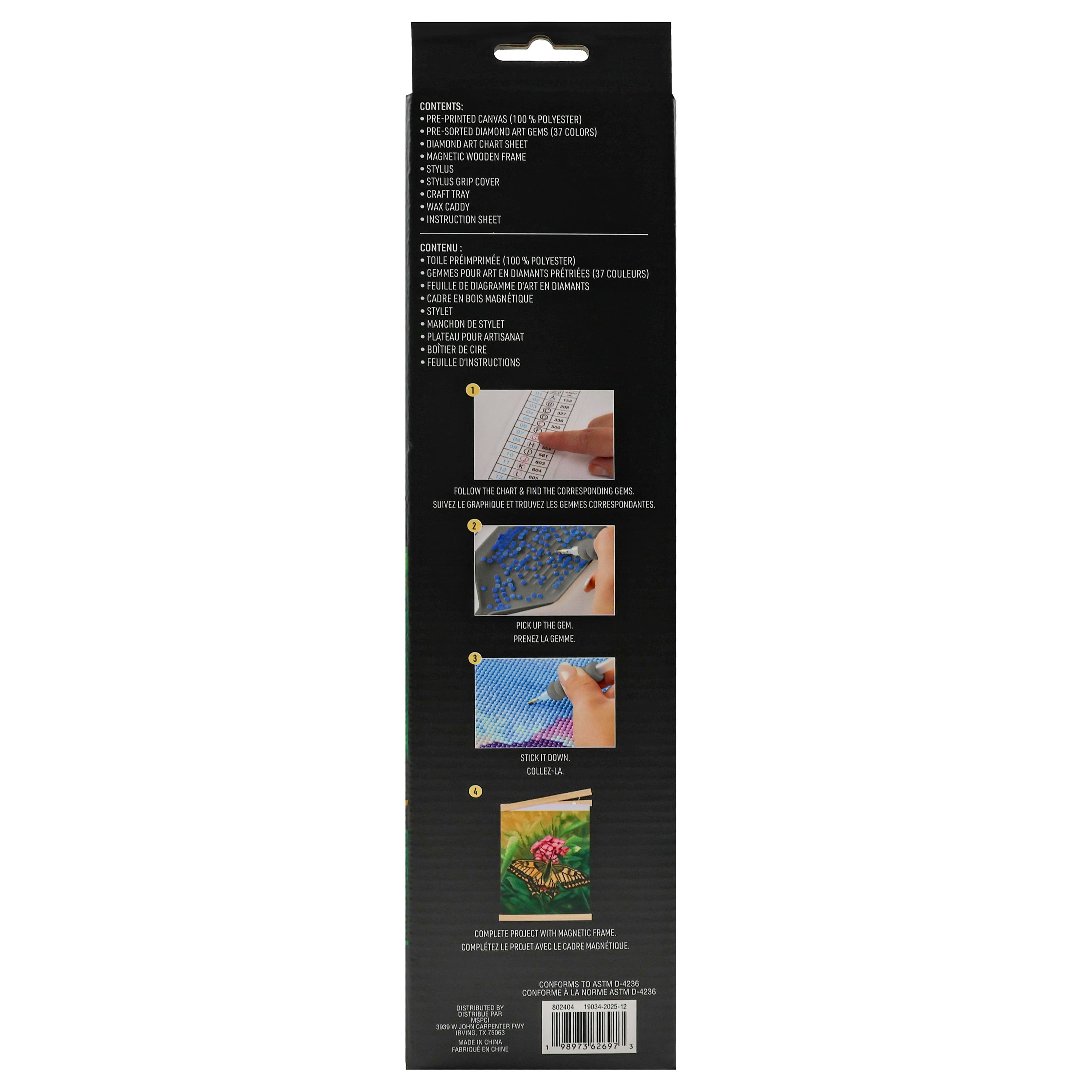 11" x 14" Butterfly Diamond Art Kit by Make Market®